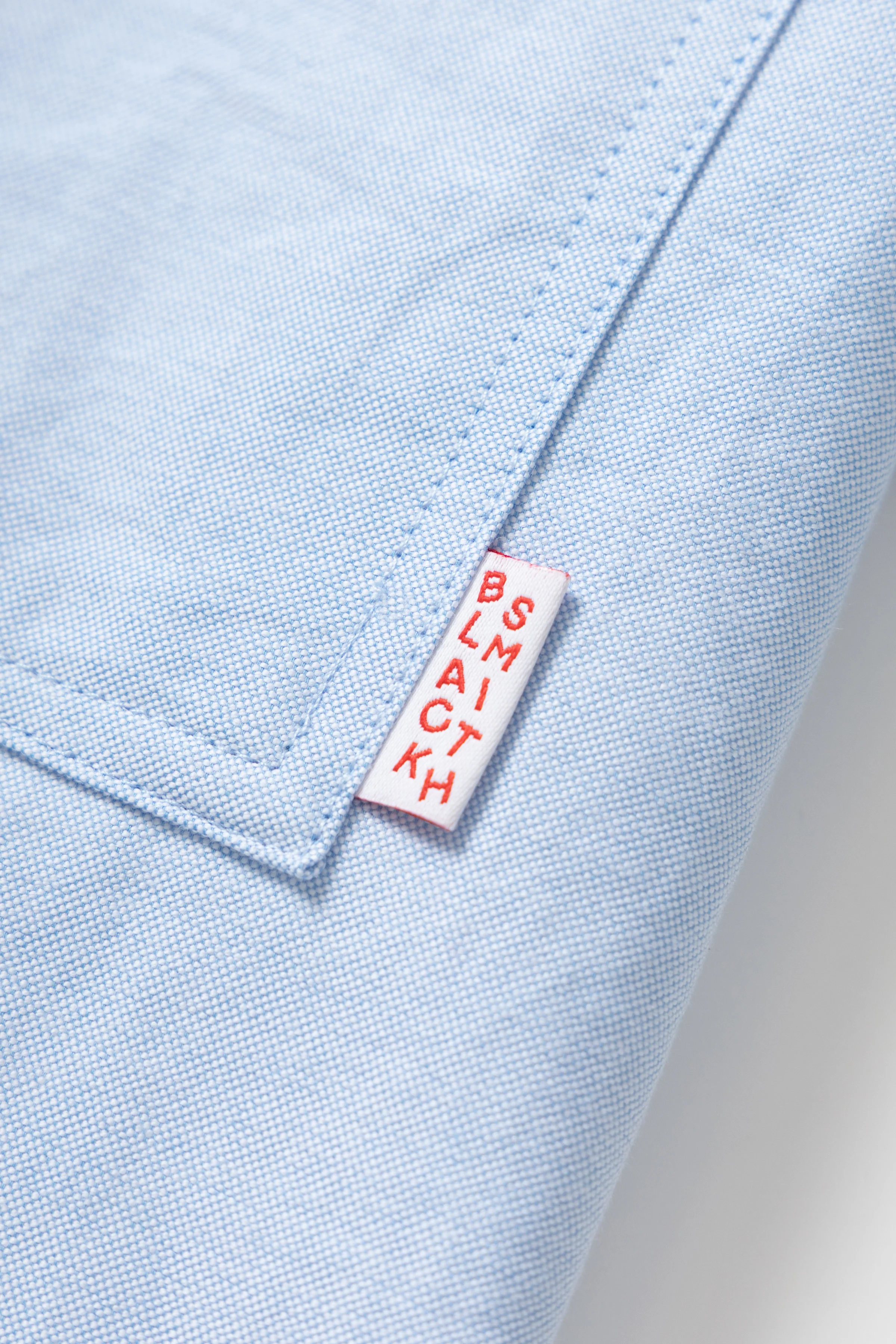 Blacksmith - 'Boxford' Short Sleeve Utility Shirt - Blue - Image 9