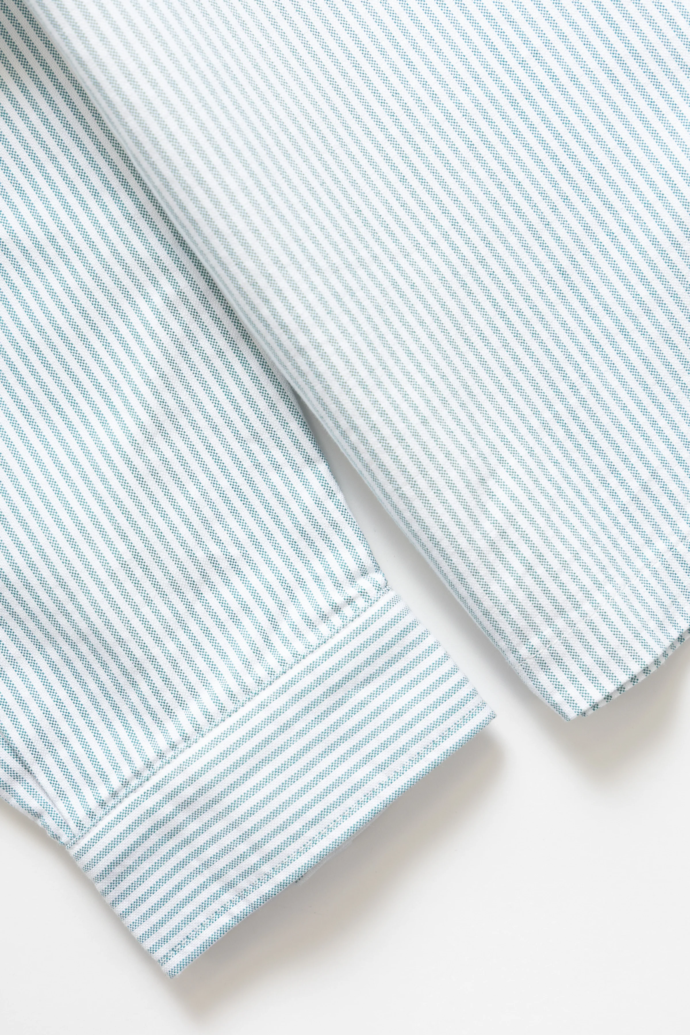 Blacksmith - 'Boxford' Utility Shirt - Green Stripe - Image 10