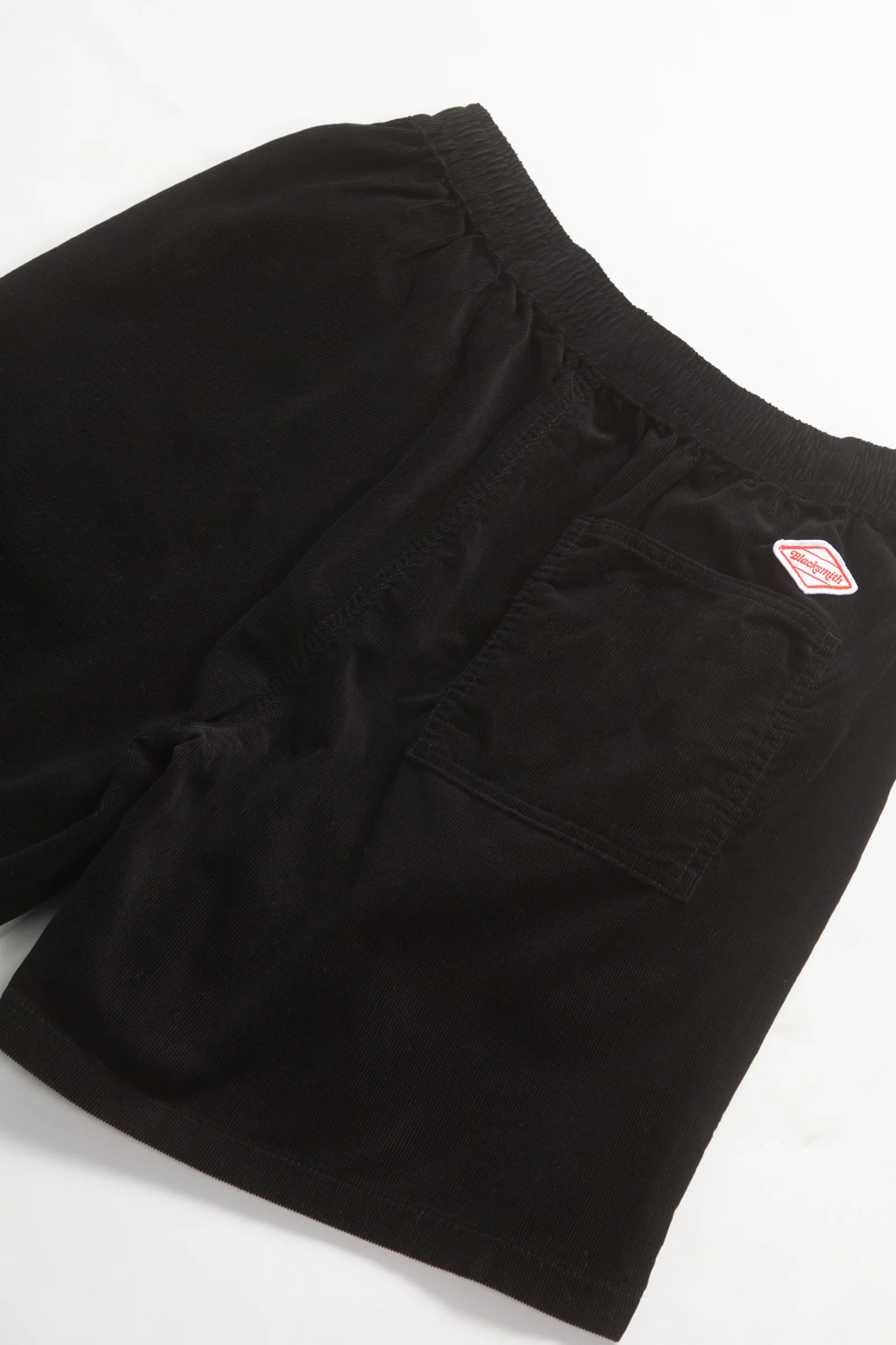 Blacksmith - Corduroy Easy Shorts - Black - Image 5