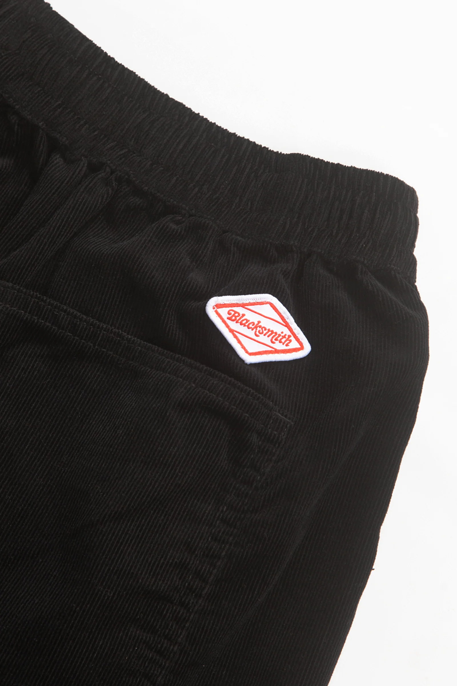 Blacksmith - Corduroy Easy Shorts - Black - Image 6