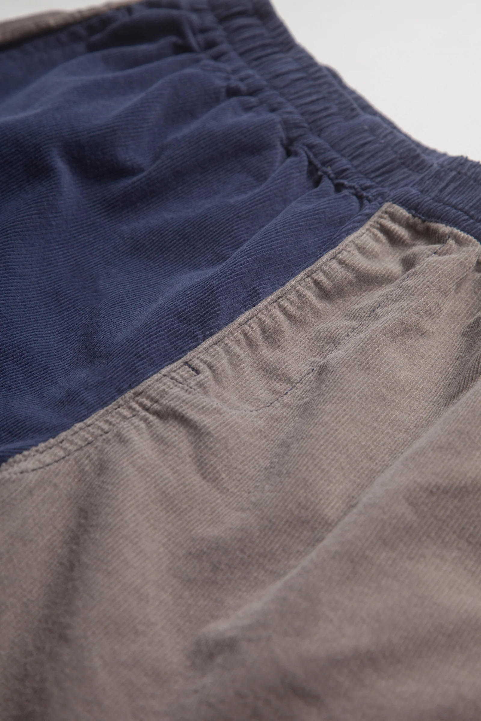 Blacksmith - Corduroy Easy Shorts - Navy/Grey - Image 3