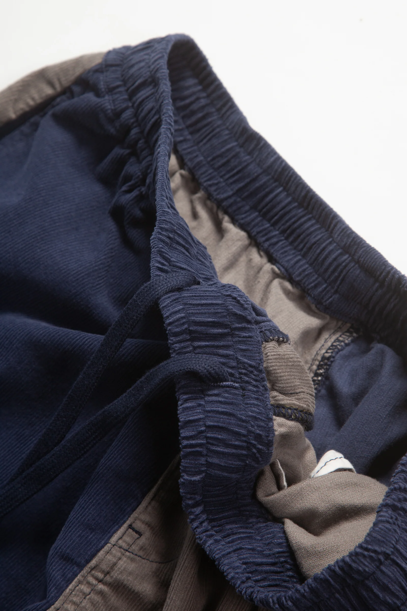 Blacksmith - Corduroy Easy Shorts - Navy/Grey - Image 6