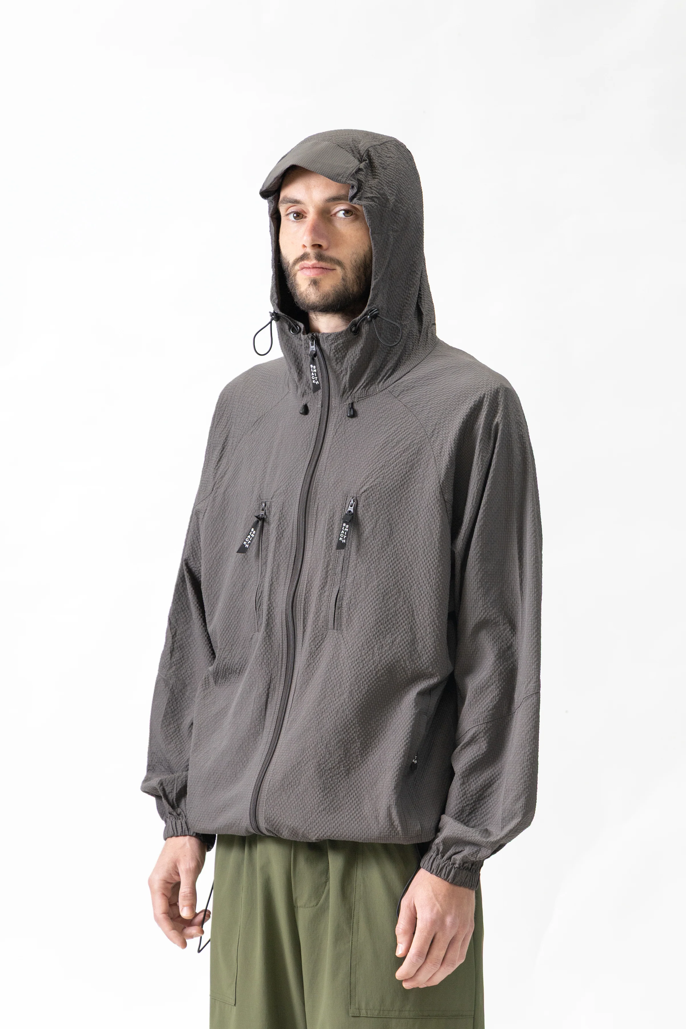 Blacksmith - Crinkle Windbreaker - Grey - Image 3