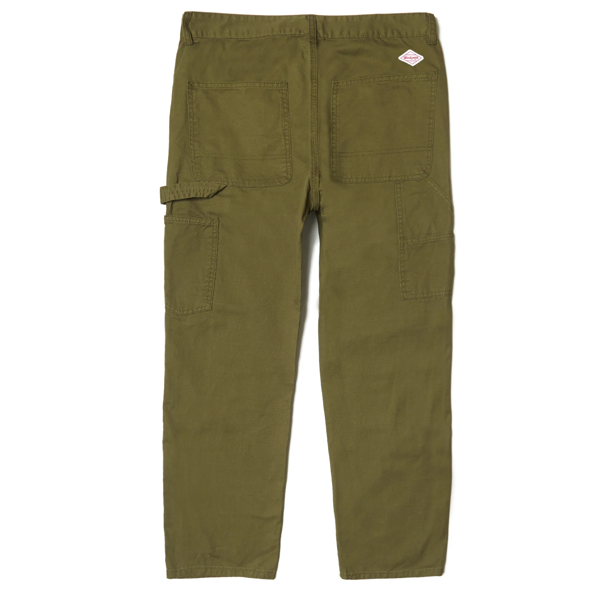 Blacksmith - Double Knee Carpenter Pants - Olive - Image 4