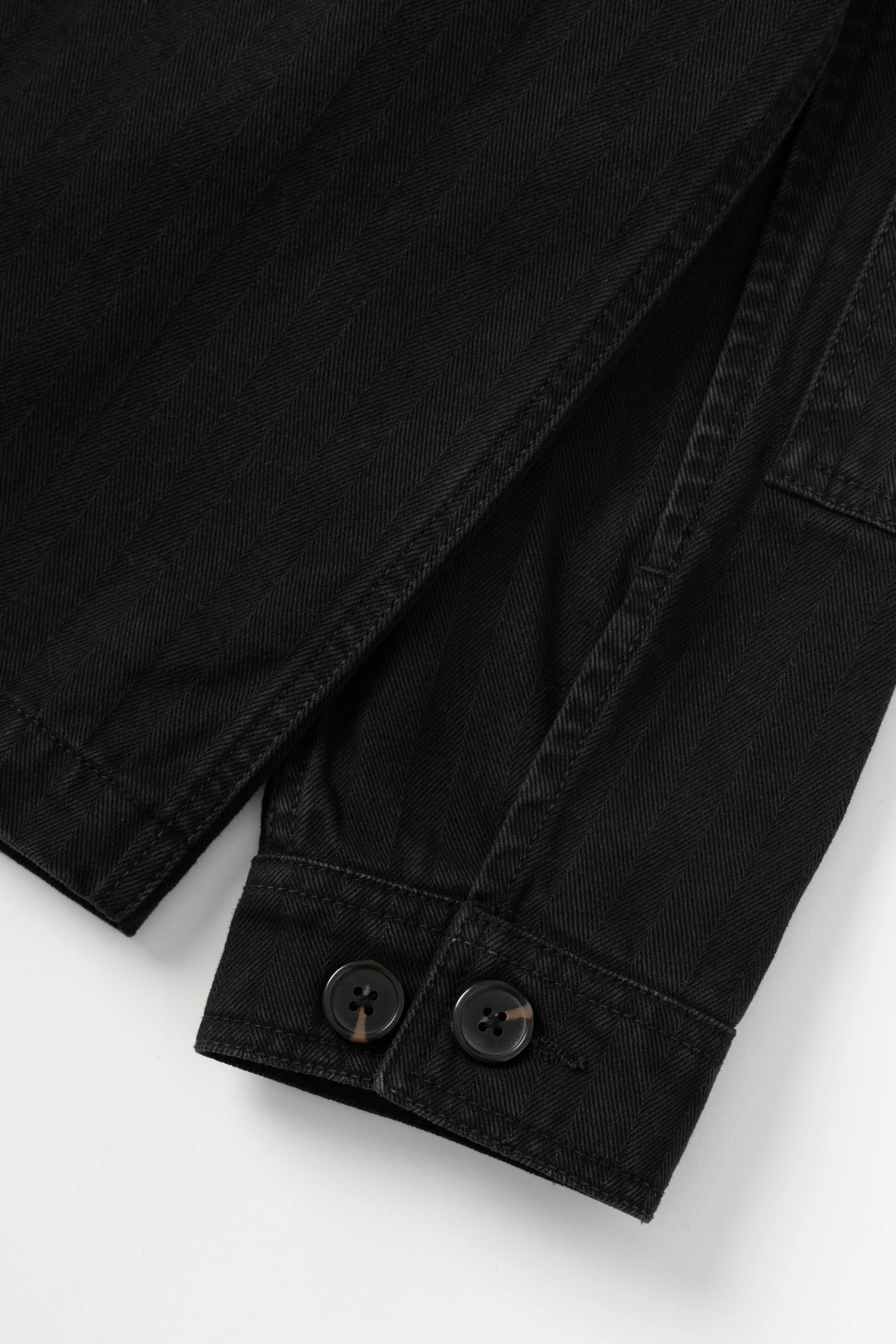 Blacksmith - Herringbone Jungle Jacket - Black - Image 12