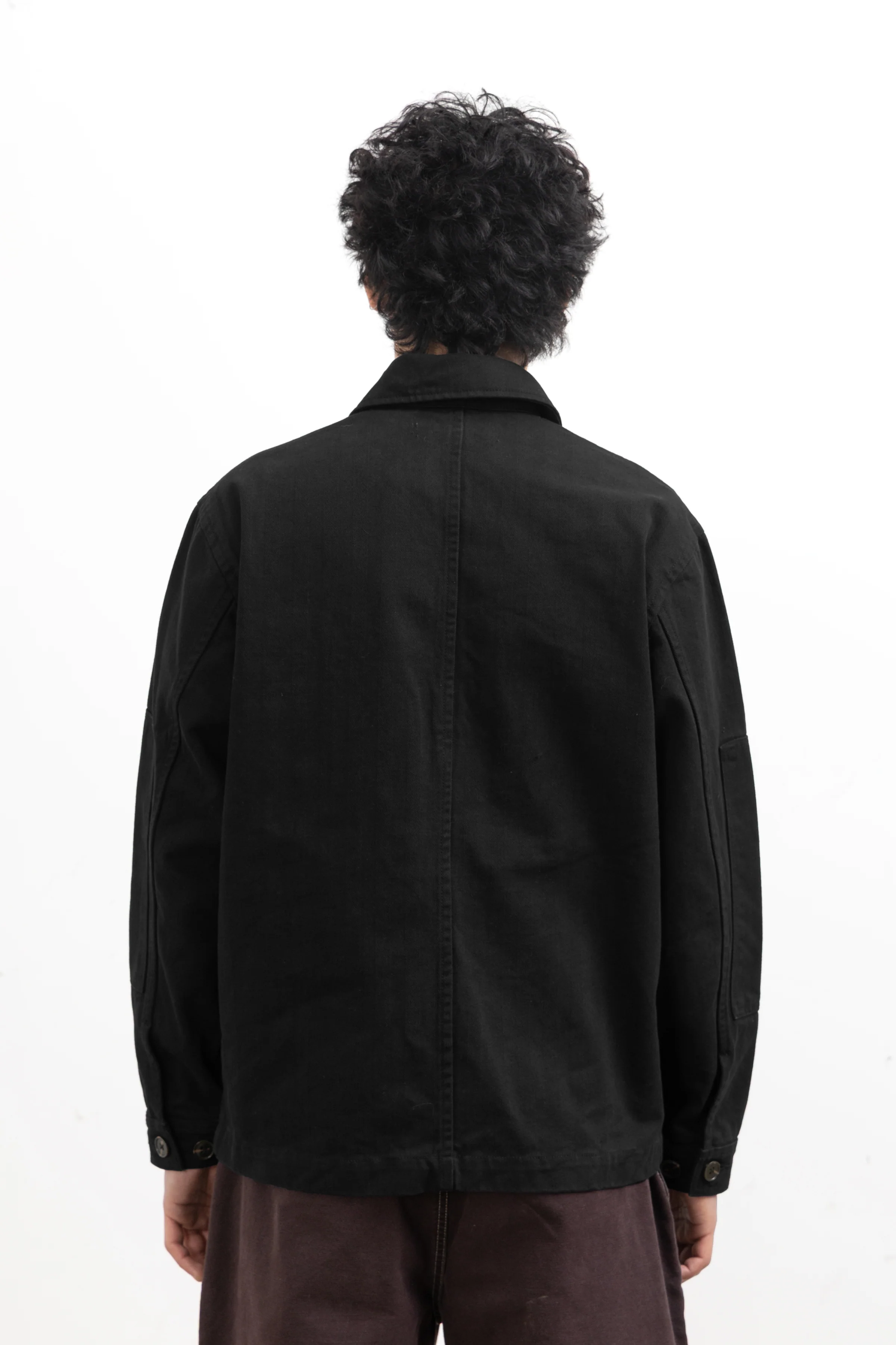 Blacksmith - Herringbone Jungle Jacket - Black - Image 4