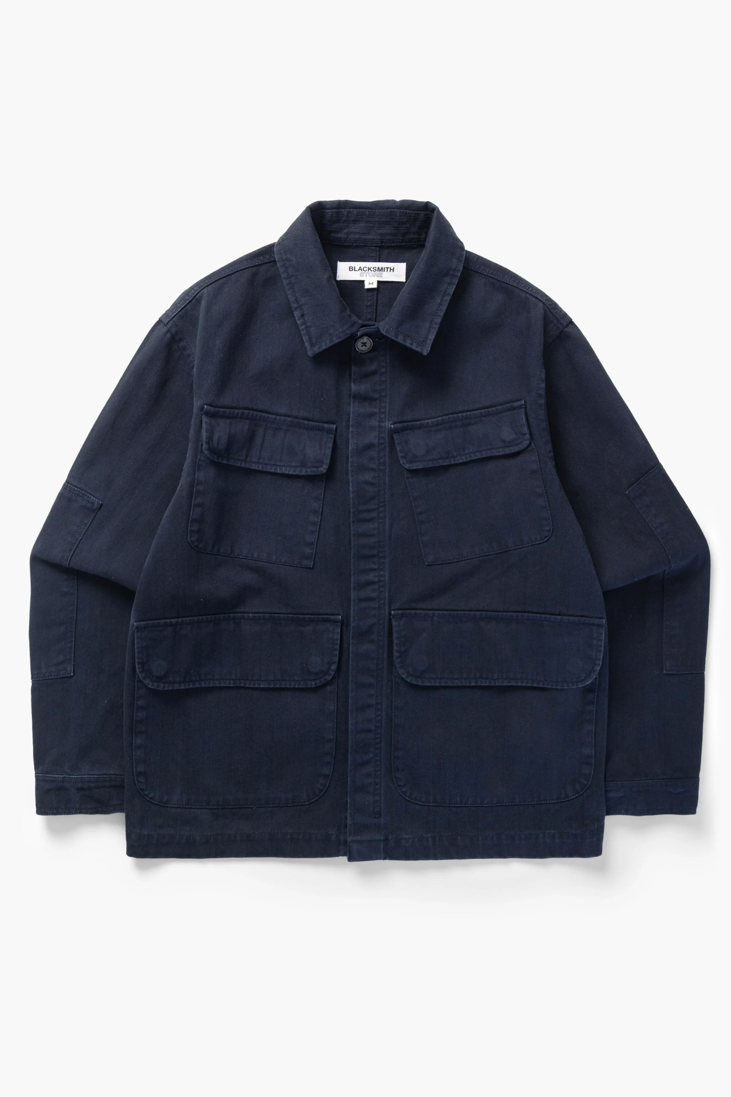 Blacksmith - Herringbone Jungle Jacket - Navy