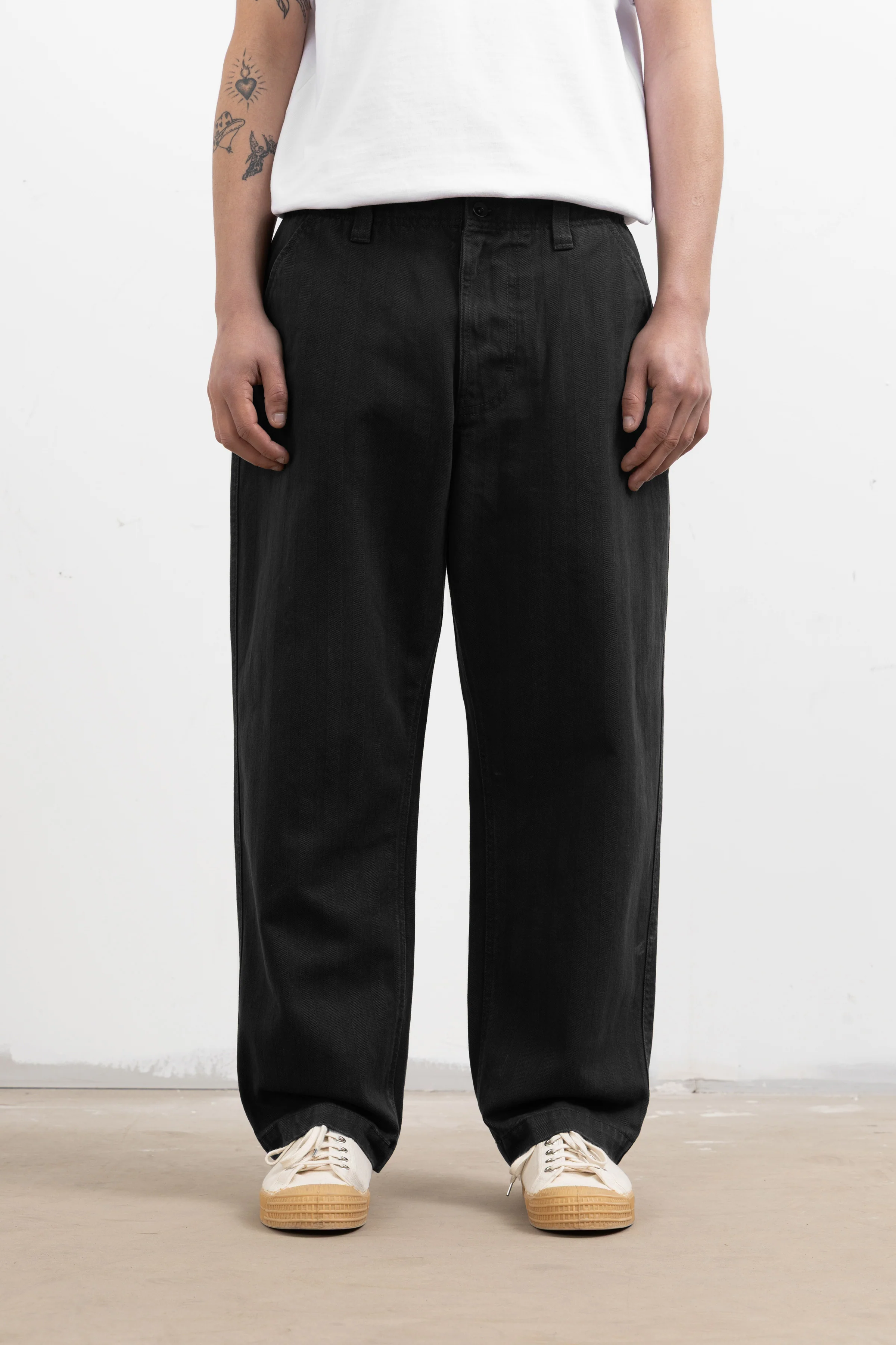 Blacksmith - Herringbone Work Pants - Black - Image 2
