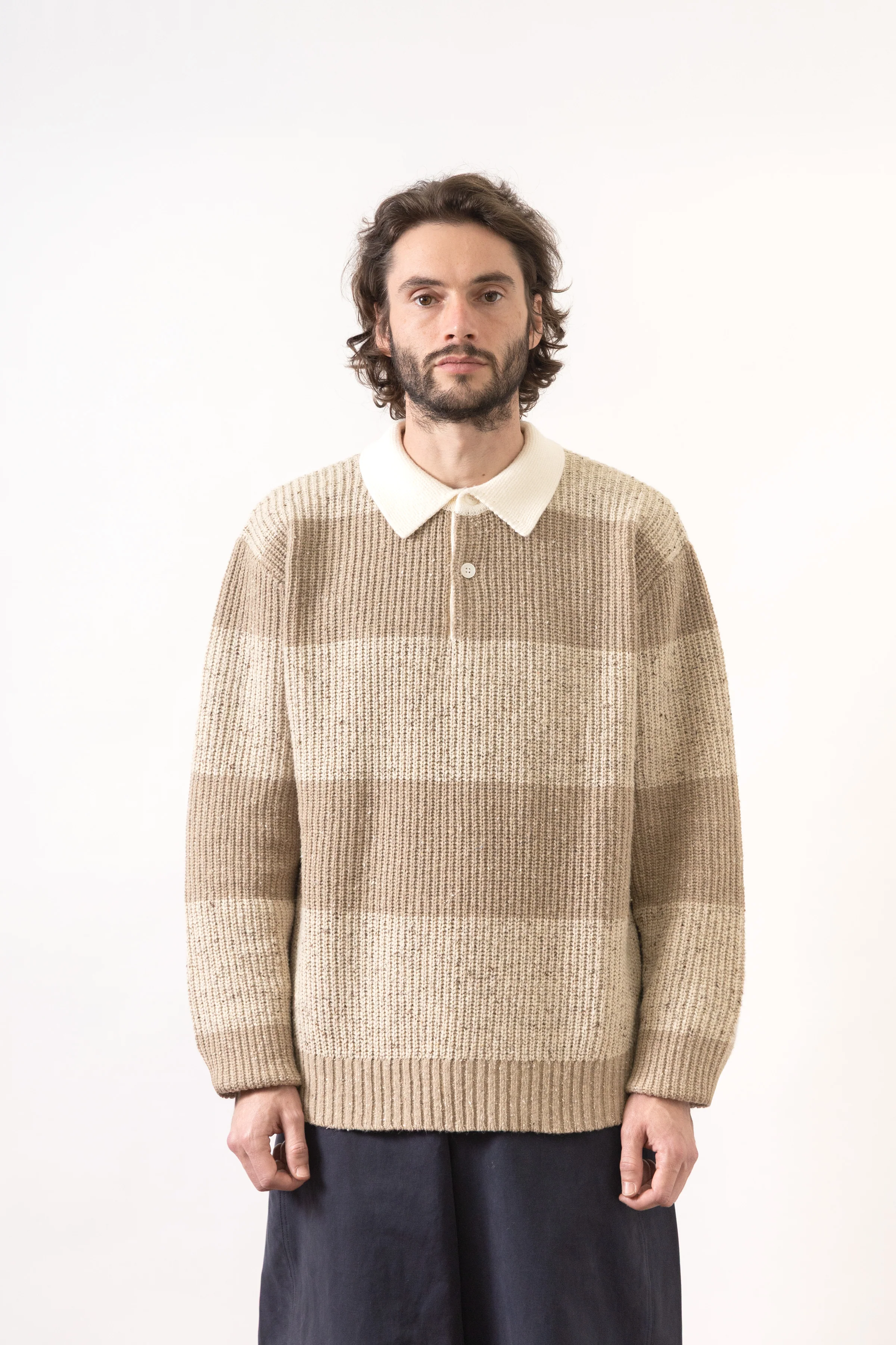 Blacksmith - Knitted Rugby - Natural - Image 2