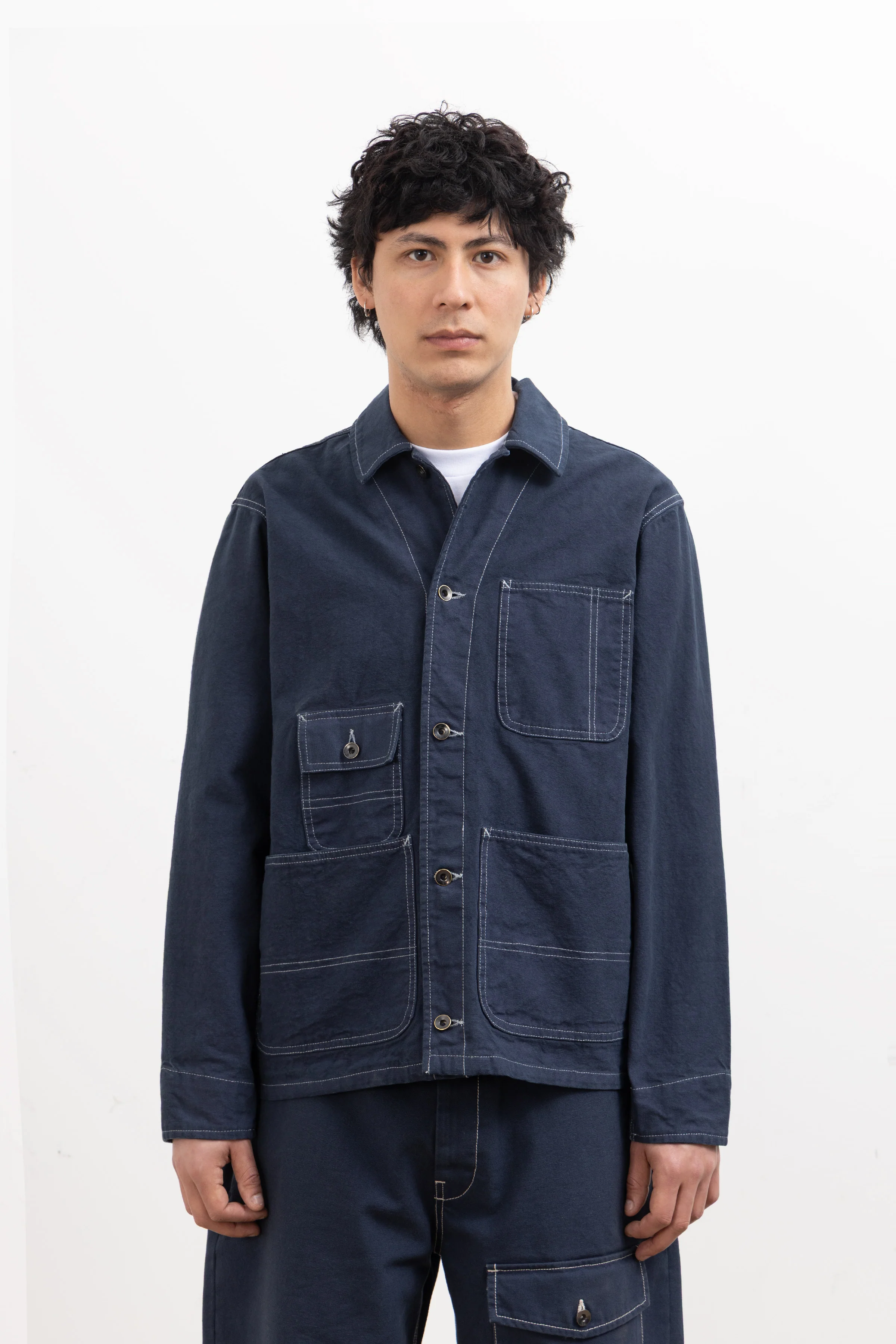 Blacksmith - Labour Jacket - Navy - Image 2