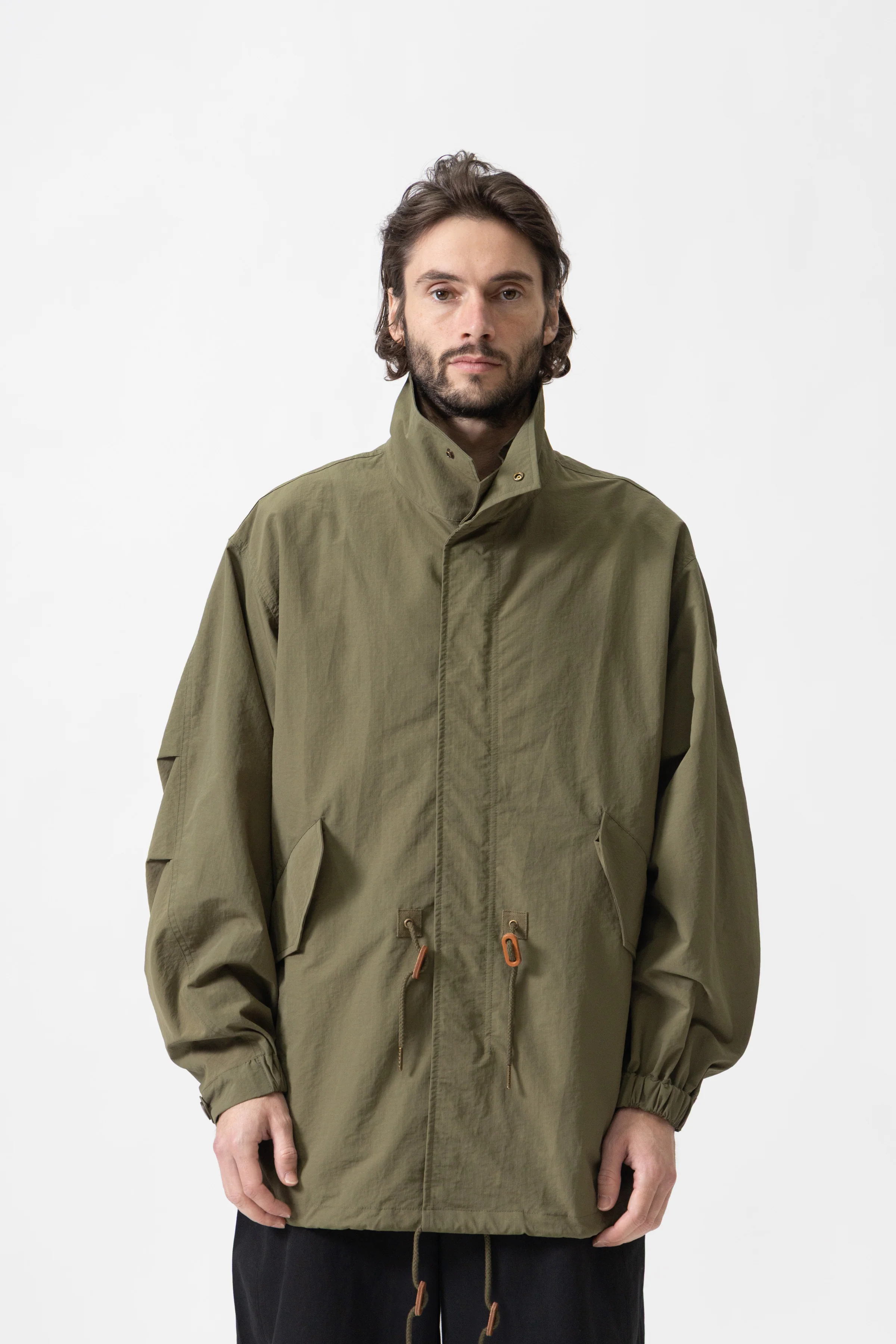 Blacksmith - Mid-Length Ripstop Parka - Olive - Image 2