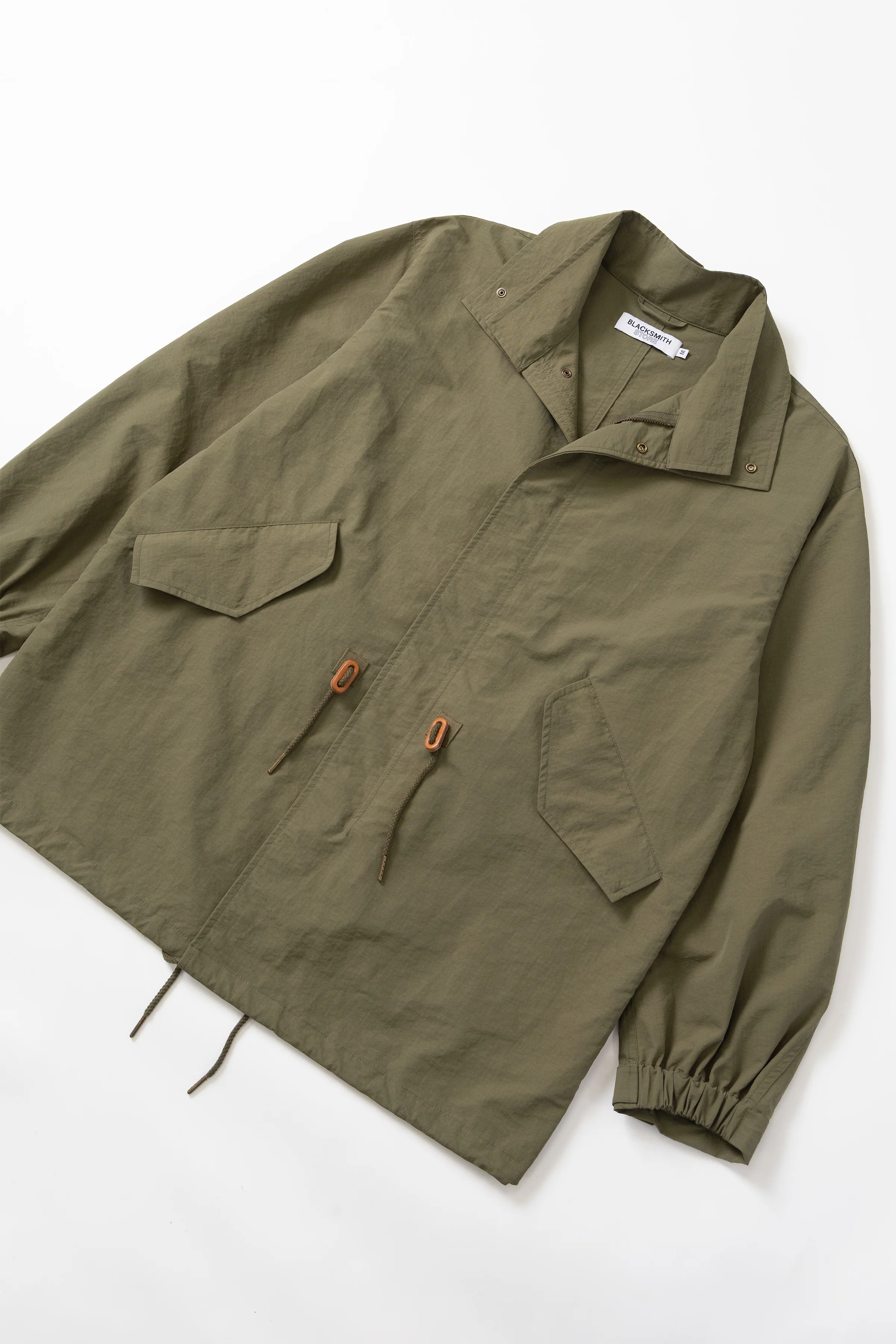 Blacksmith - Mid-Length Ripstop Parka - Olive - Image 8