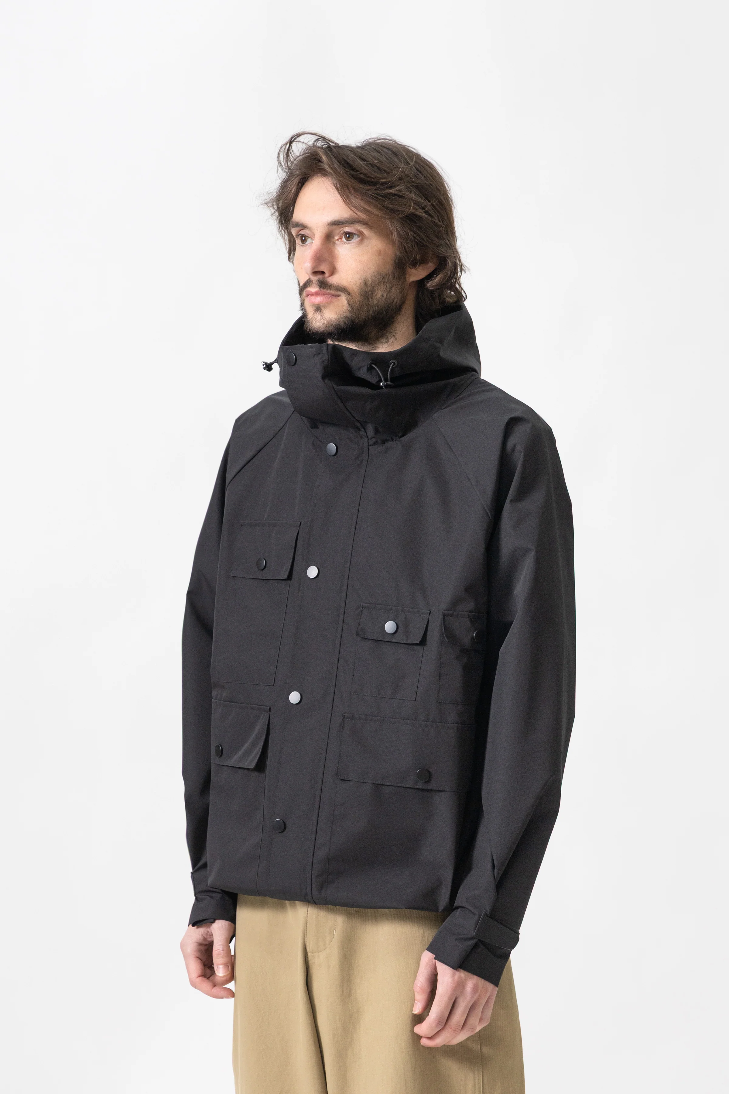 Blacksmith - Multi Pocket Shell Jacket - Black - Image 3