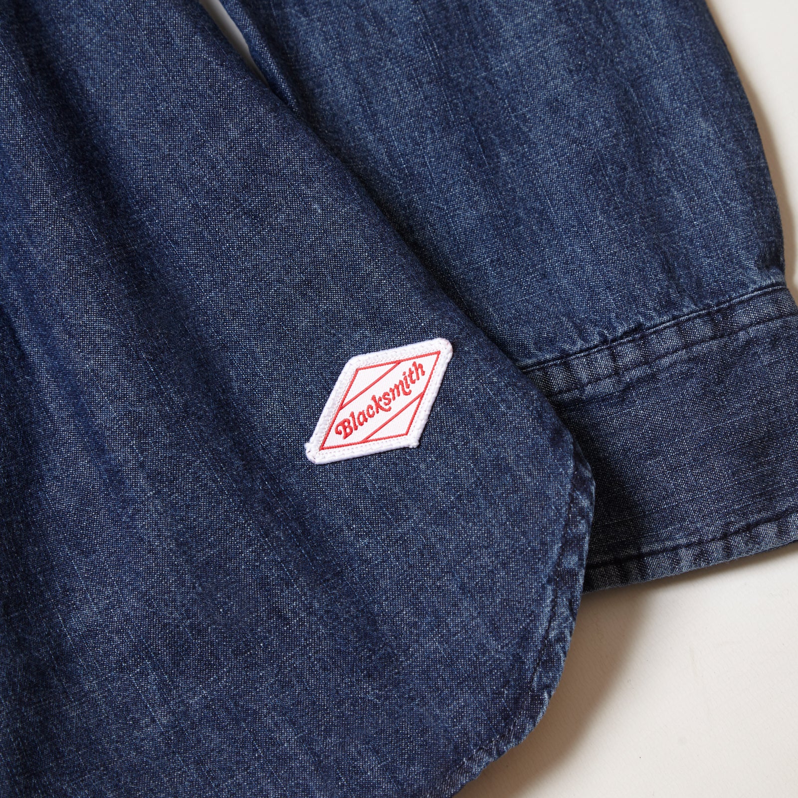Blacksmith - Quarter Zip Shawl Shirt - Indigo - Image 4