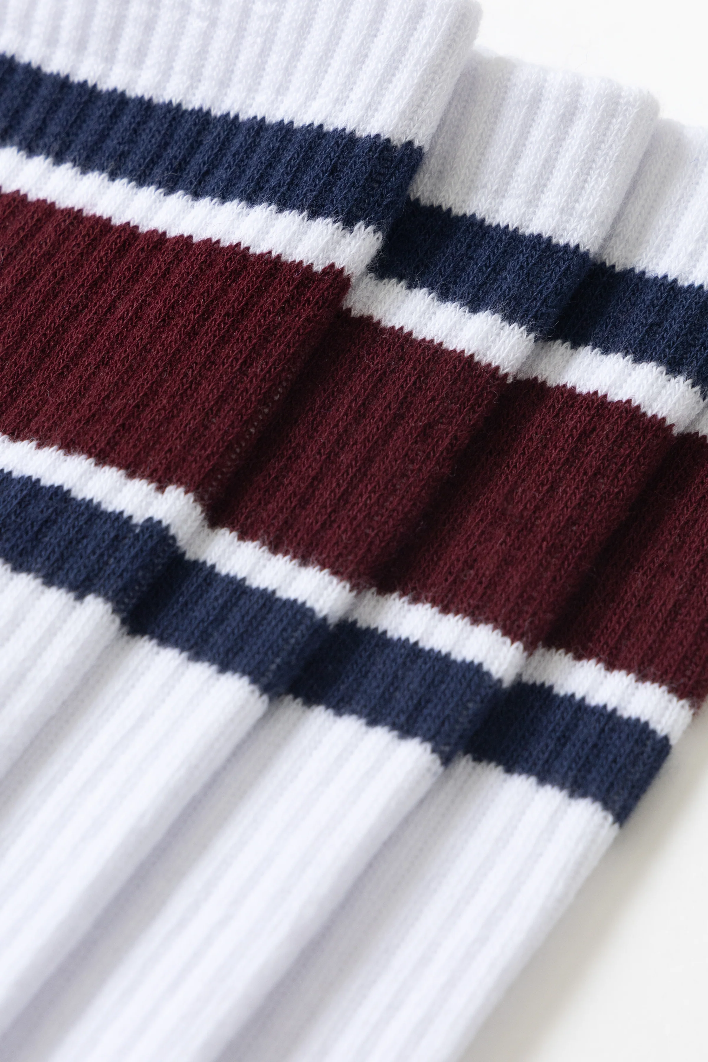 Blacksmith - Ringer Socks Three Pack - White - Image 4