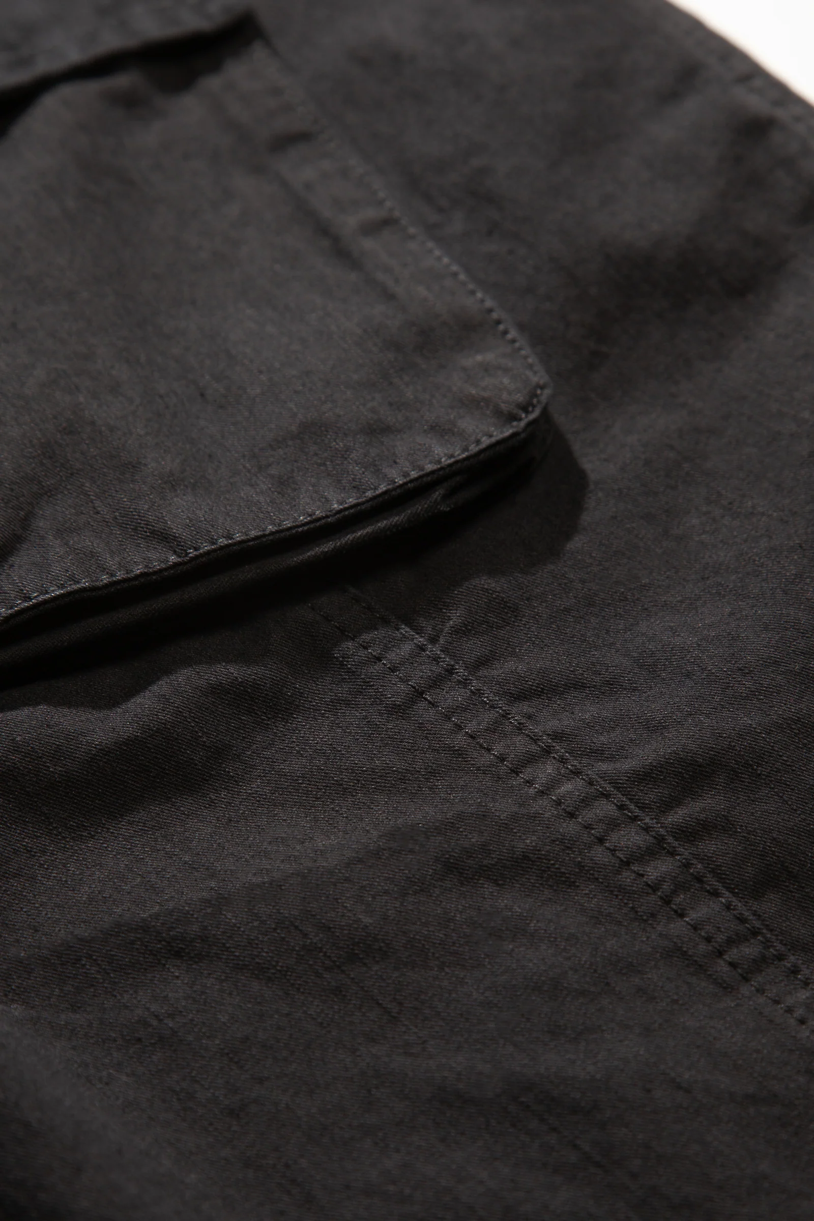 Blacksmith - Sateen Fatigue Shorts - Black - Image 7