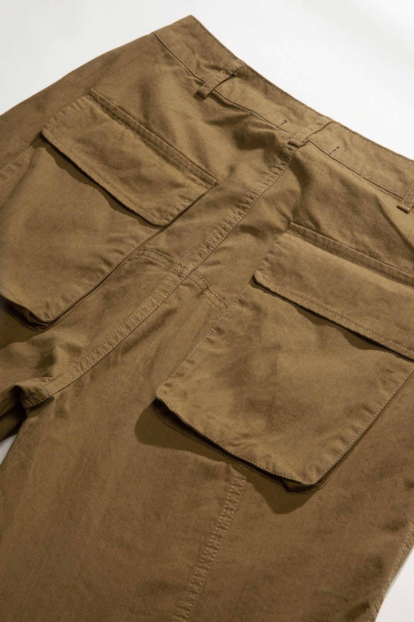 Blacksmith - Sateen Fatigue Shorts - Olive - Image 7