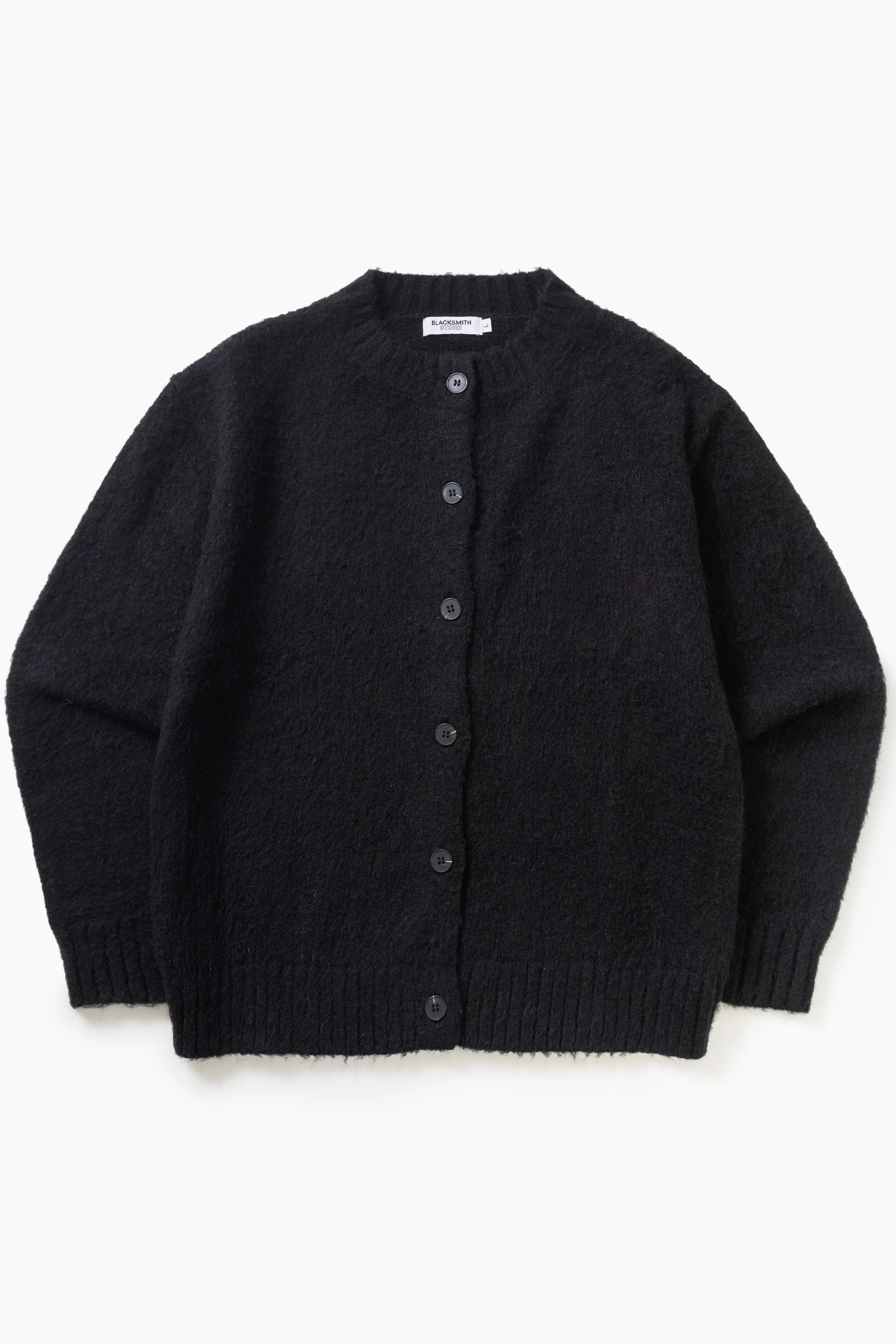 Blacksmith - Stand Collar Cardigan - Black