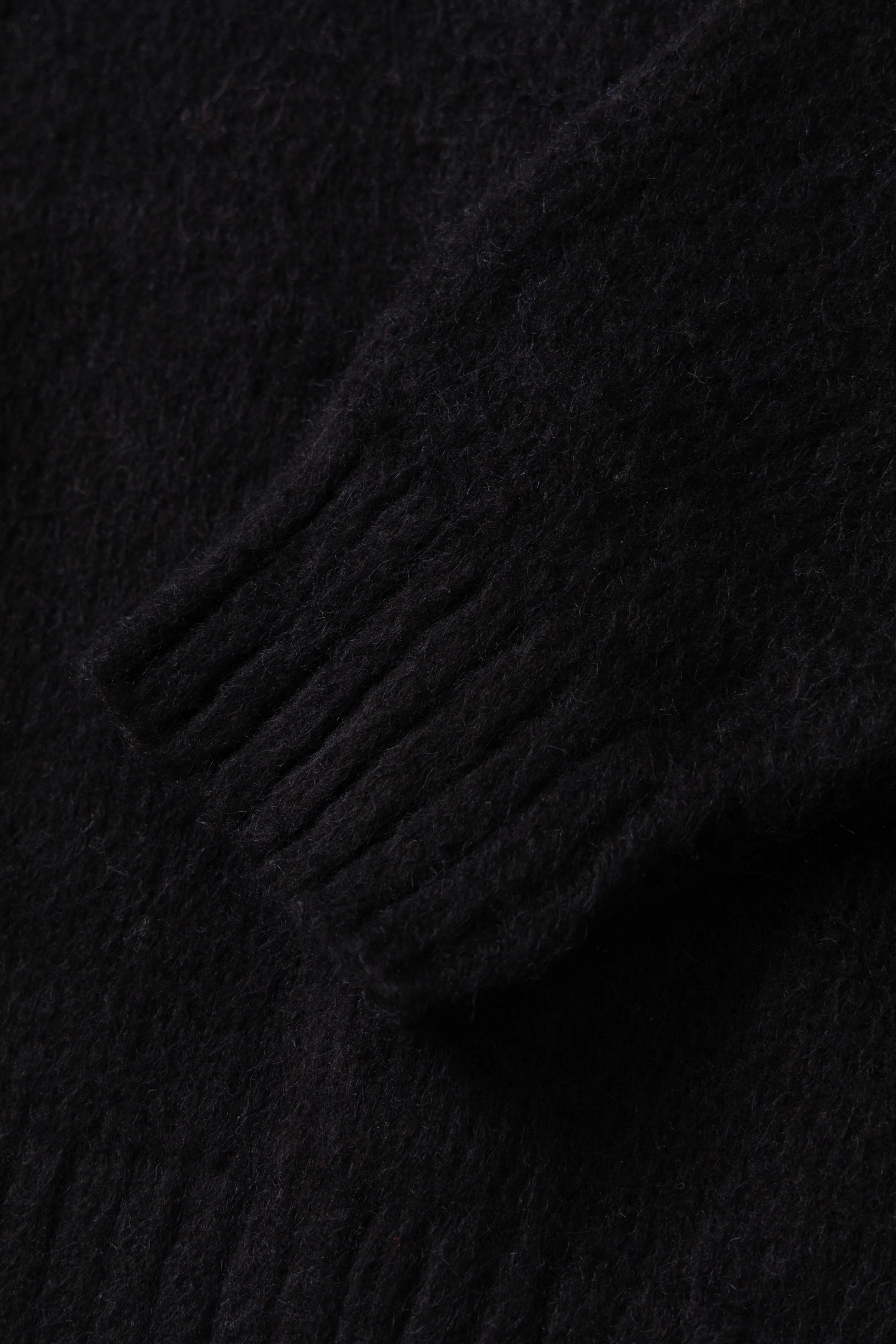 Blacksmith - Stand Collar Cardigan - Black - Image 8