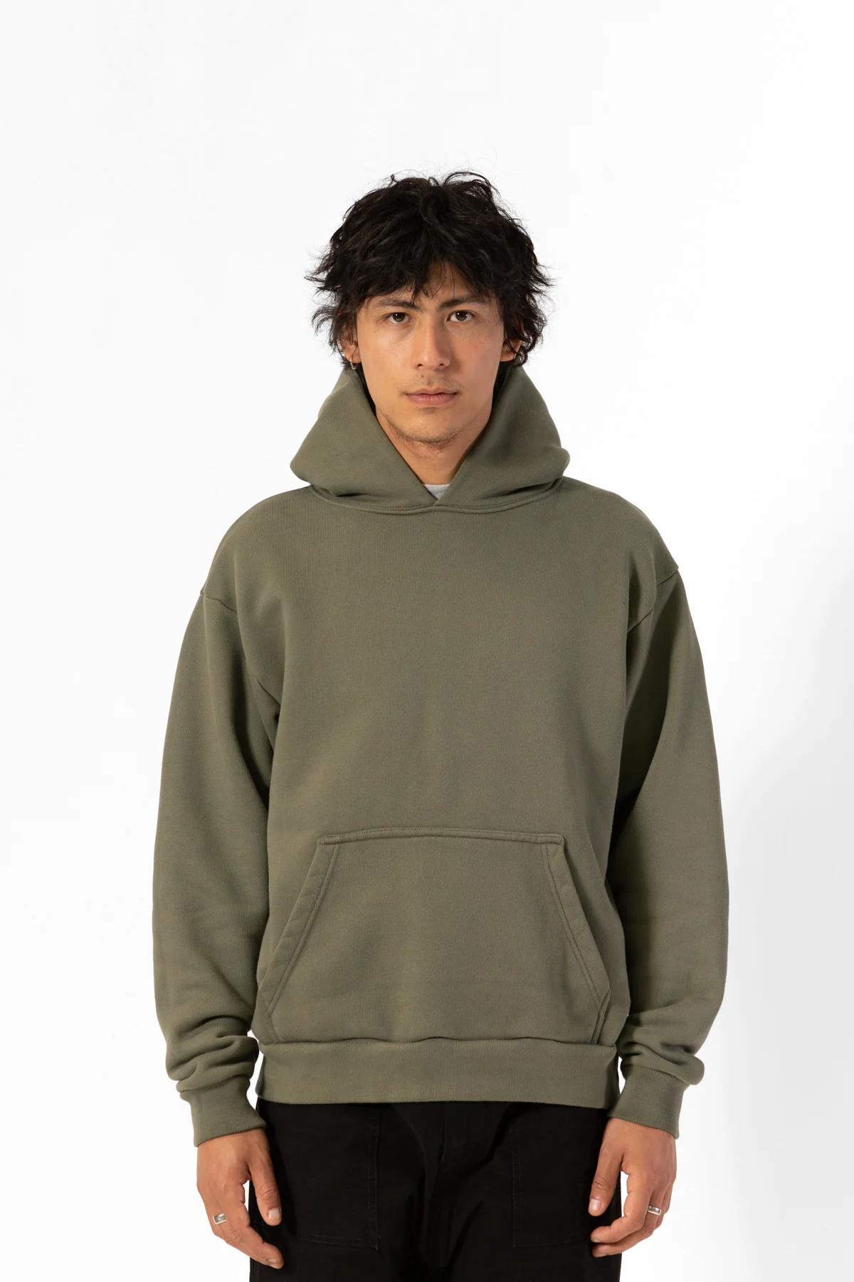 Blacksmith - 750GSM Utility Hoodie - Olive - Image 3