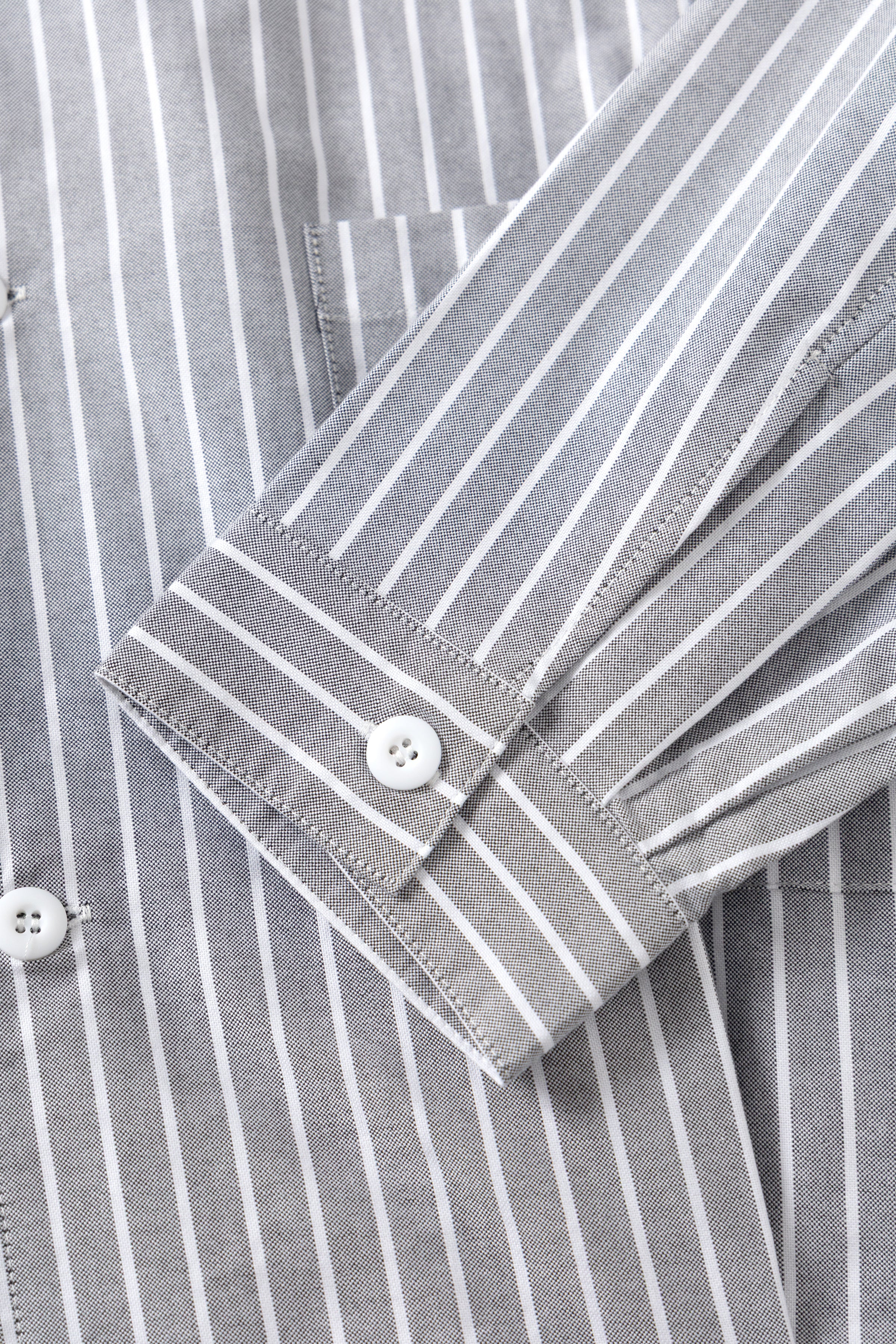 Blacksmith - Striped 50's Blouson - Grey - Image 11