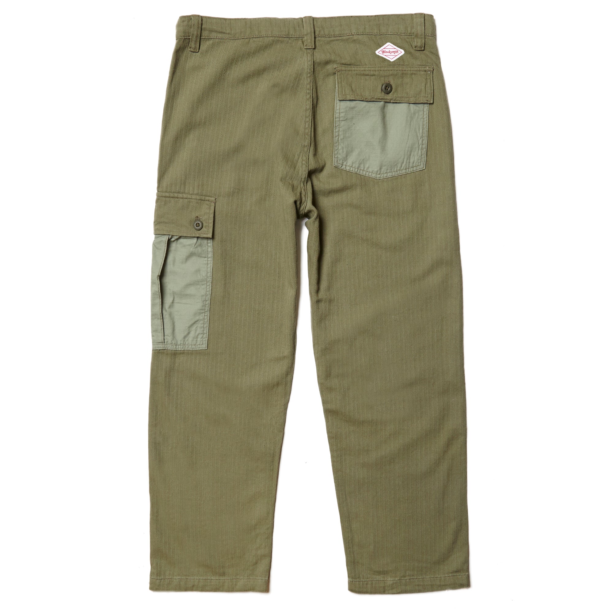Blacksmith - Tonal Cargo Pants - Olive - Image 4