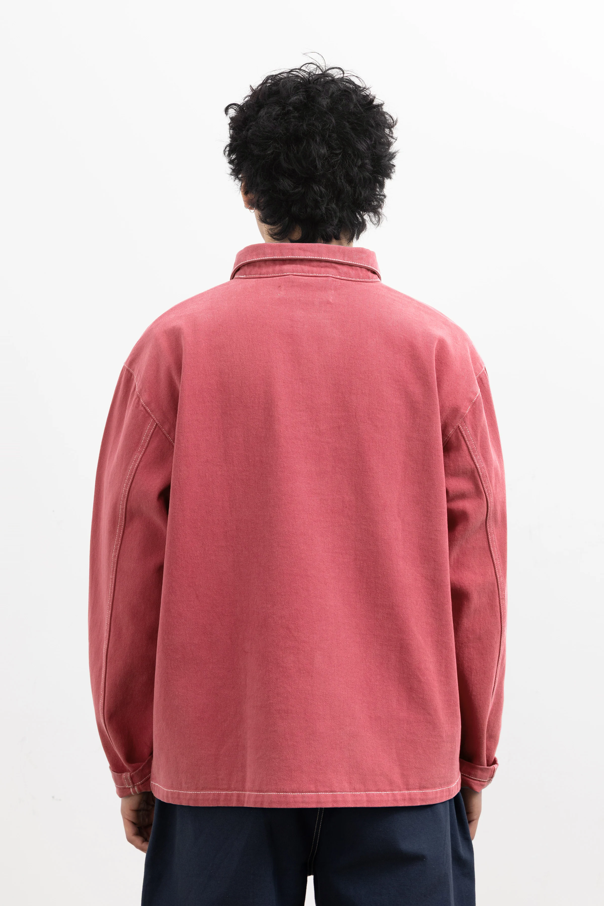 Blacksmith - Twill Two Button Popover - Coral - Image 4