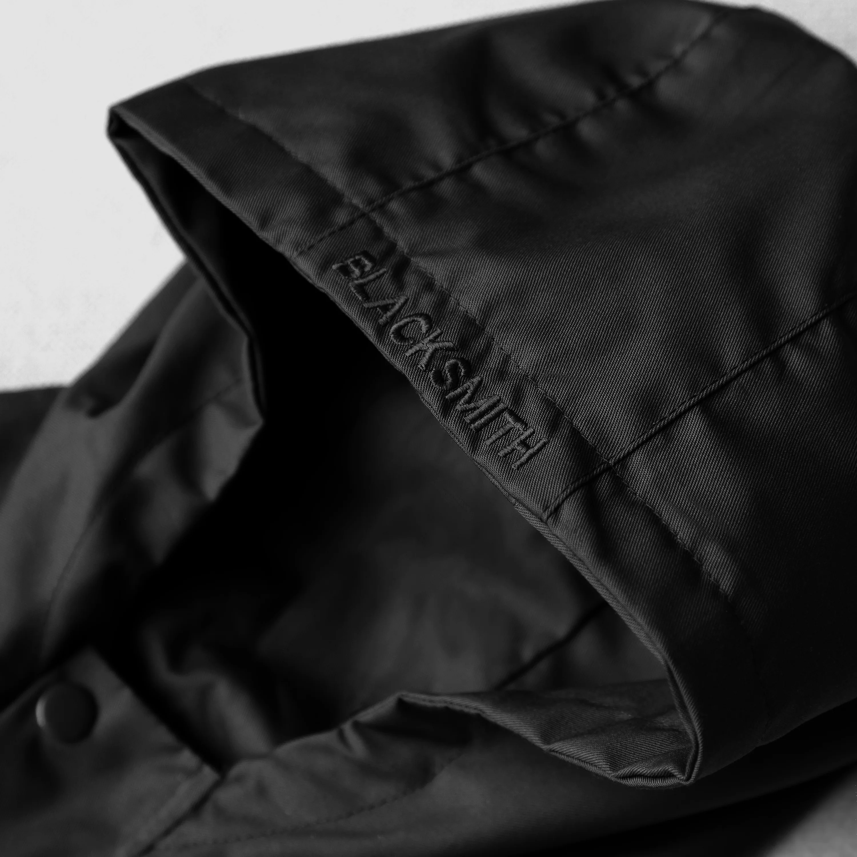 Blacksmith - Two Tone Corduroy/Canvas Pullover - Black - Image 5