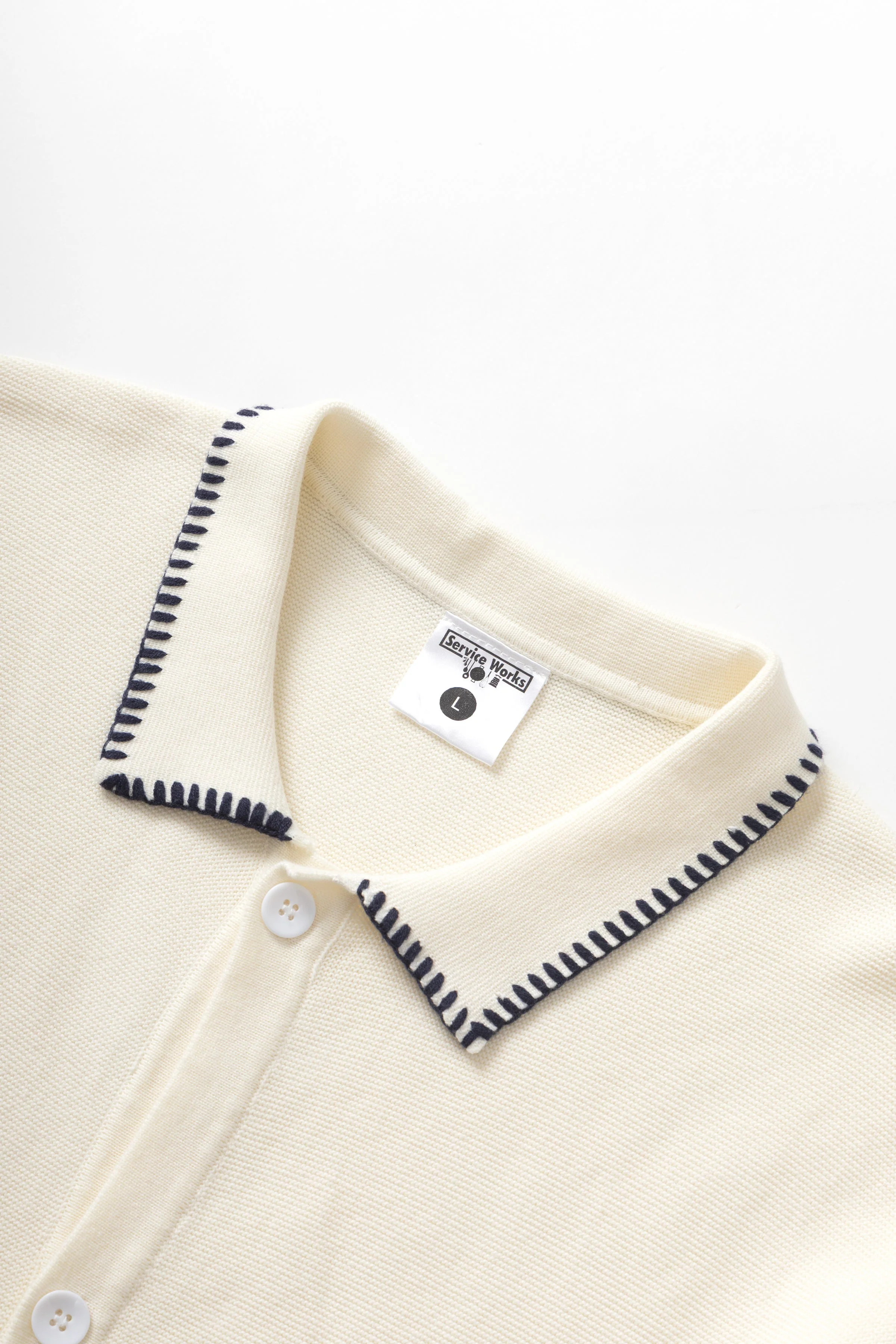 Service Works - Blanket Stitch Knit - Off-White - Image 2