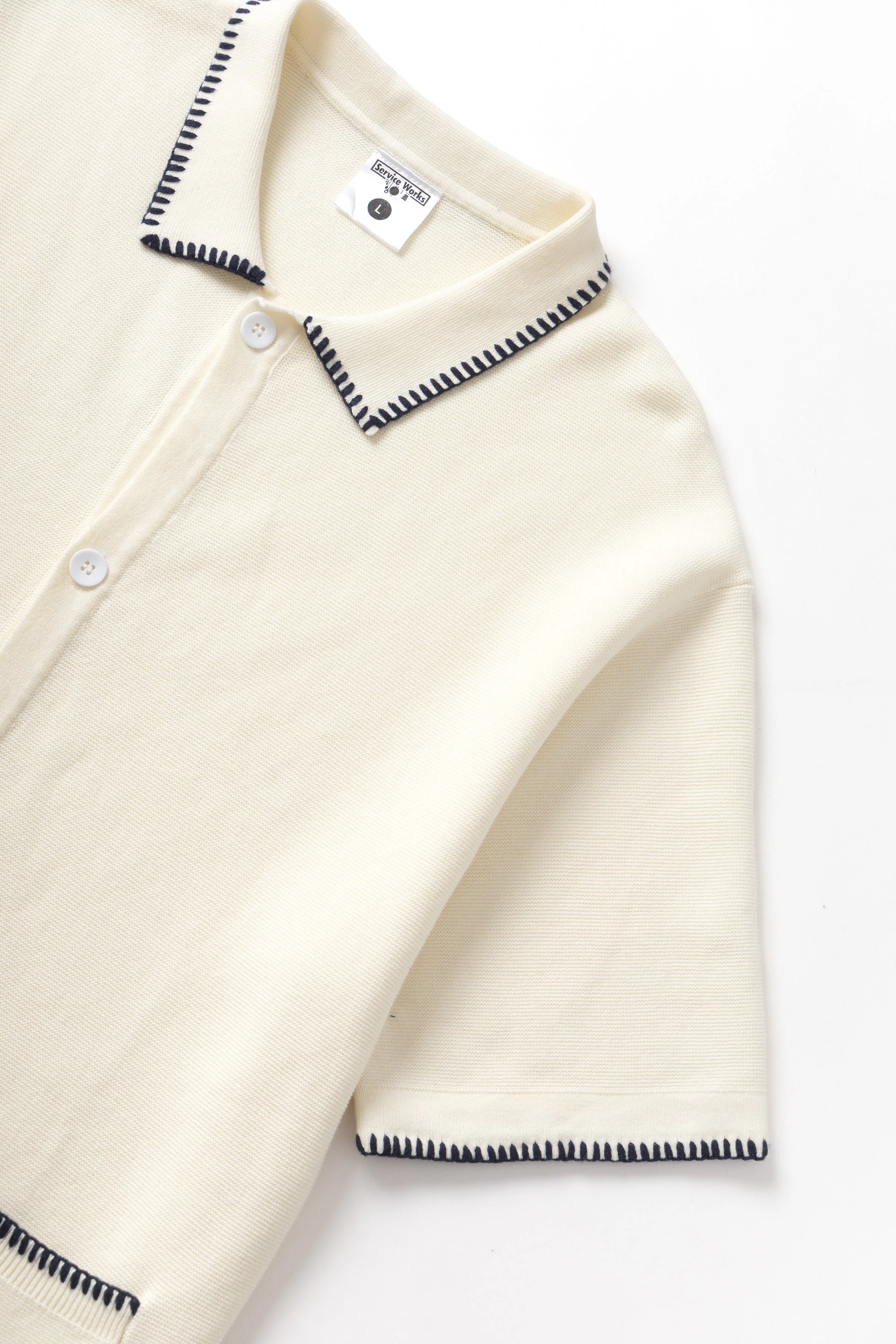 Service Works - Blanket Stitch Knit - Off-White - Image 4