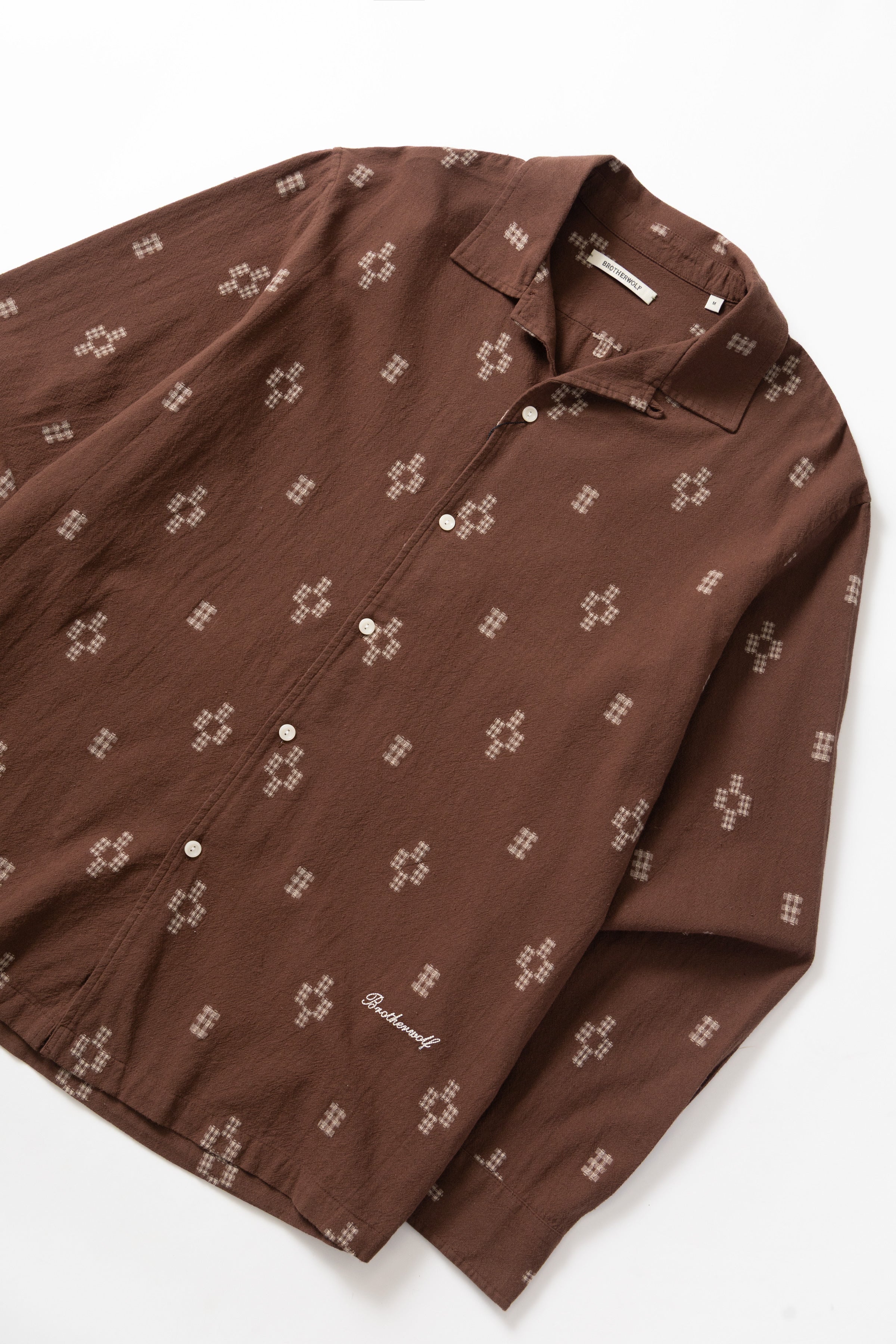 Brotherwolf - Kelp Long Sleeve Shirt - Brown - Image 4