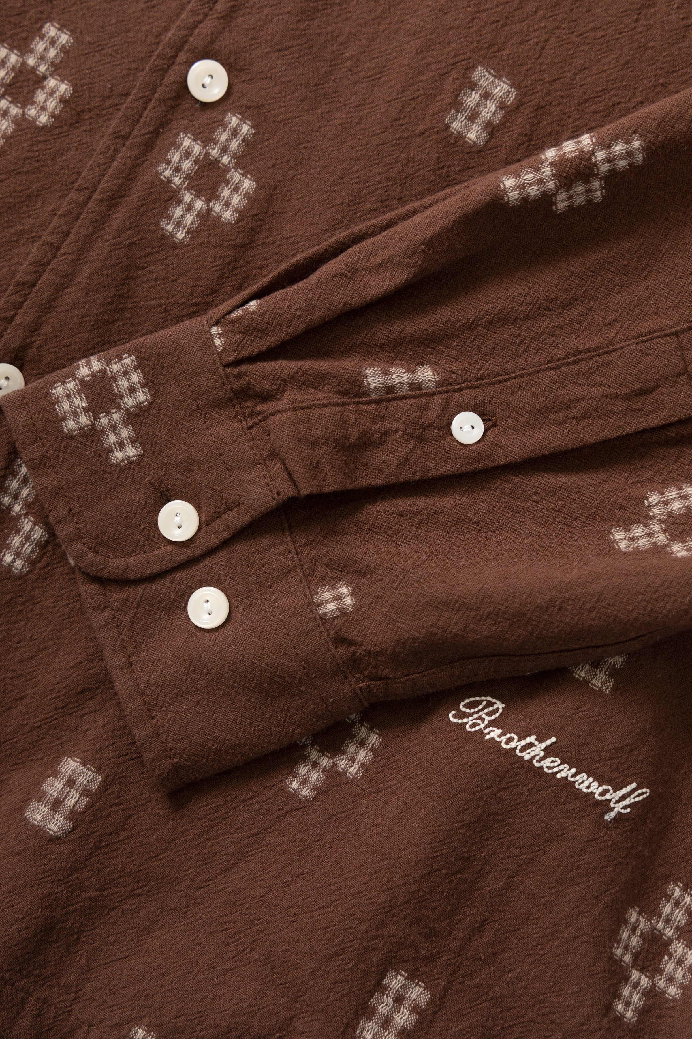 Brotherwolf - Kelp Long Sleeve Shirt - Brown - Image 6