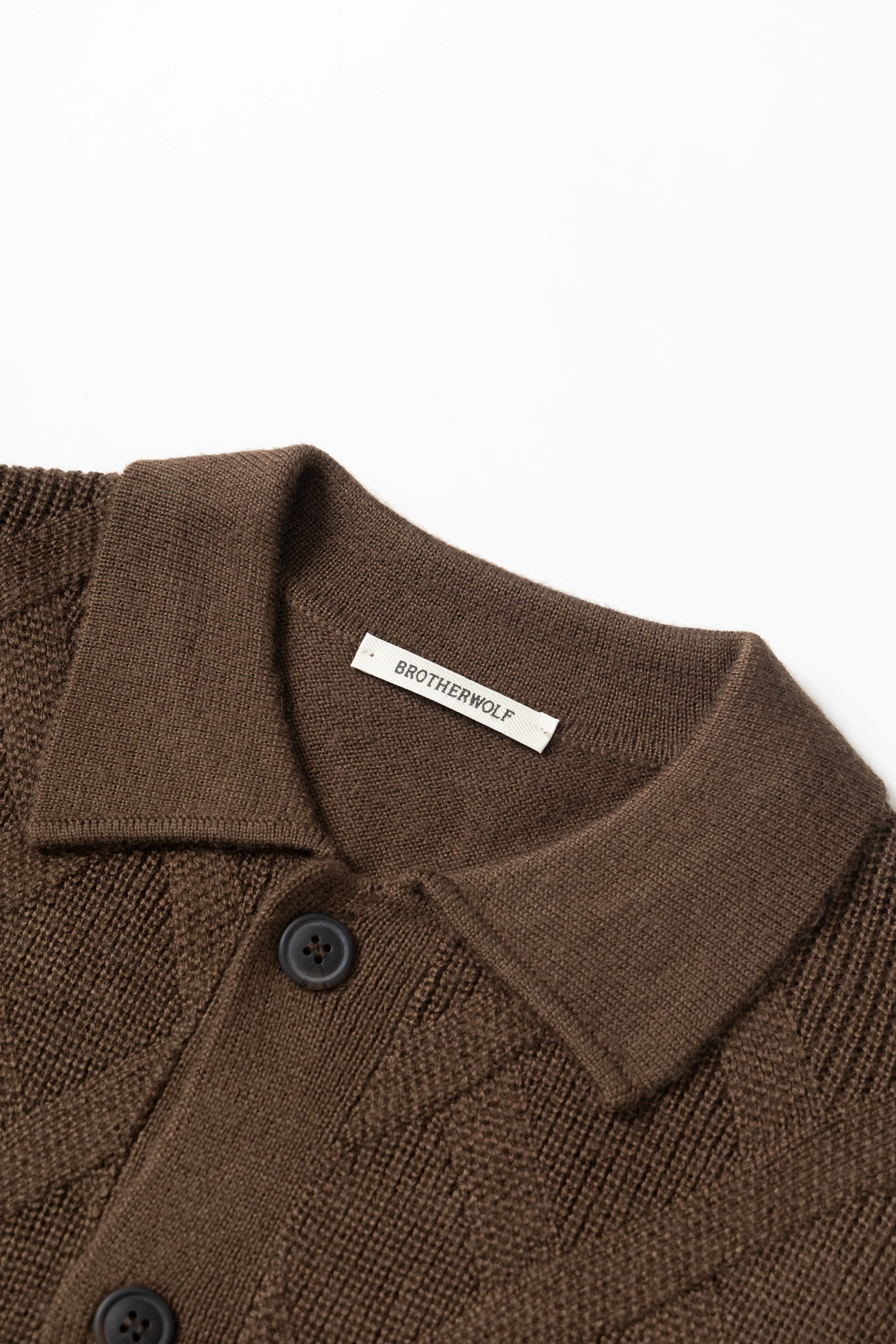 Brotherwolf - Plaid Knit - Brown - Image 5