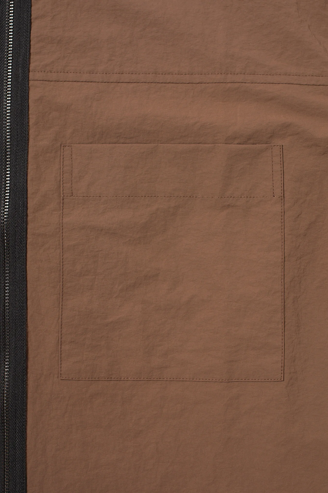 Candice - Air Nylon Shirt Jacket - Brown - Image 4