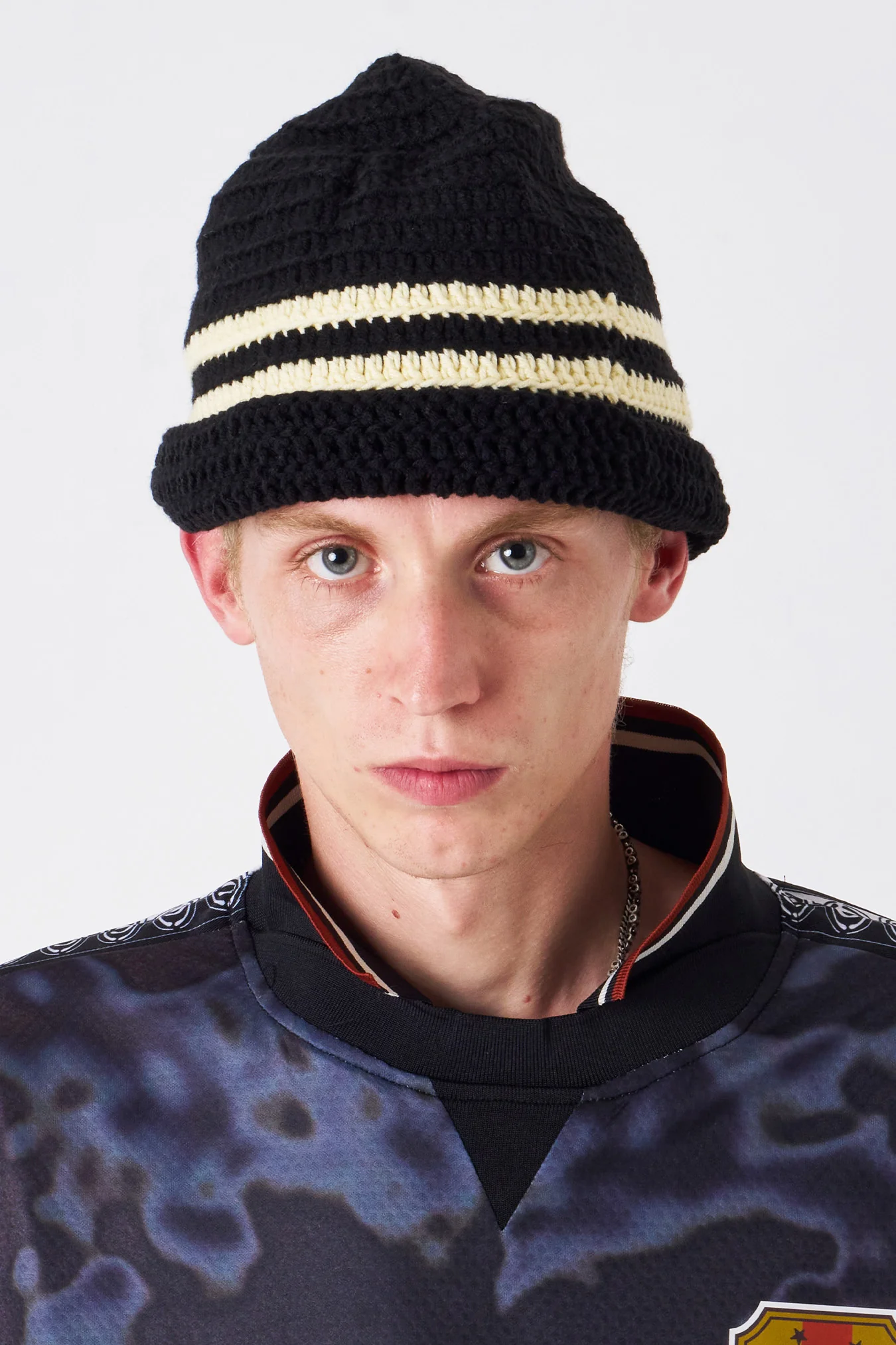 Candice - Crochet Beanie - Black - Image 4