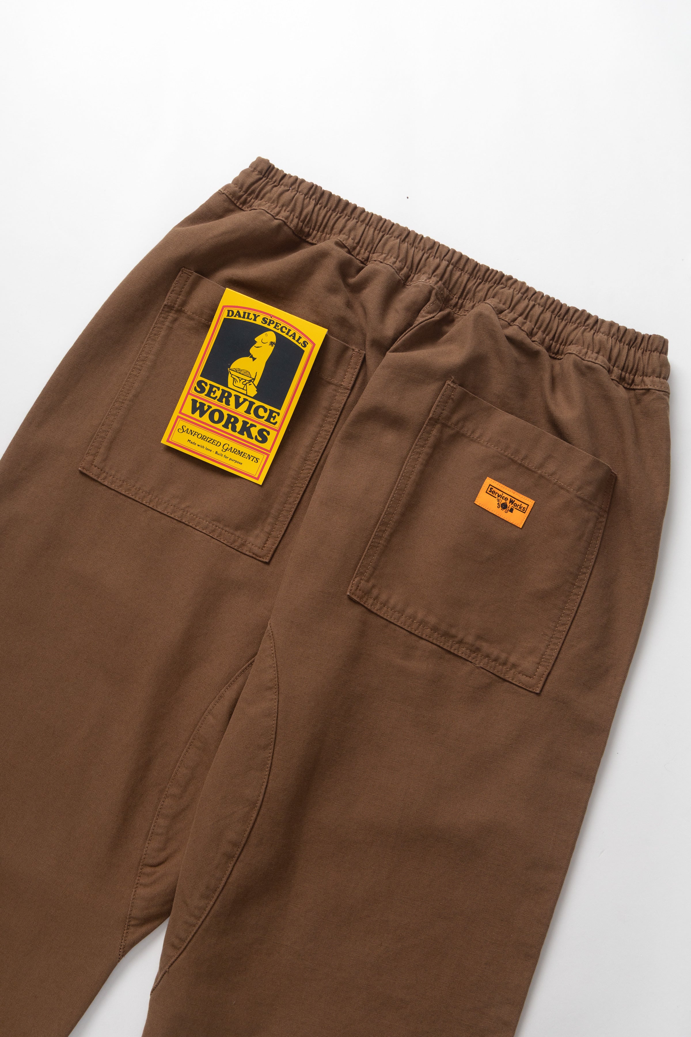 Service Works - Classic Chef Pants - Bark - Image 4