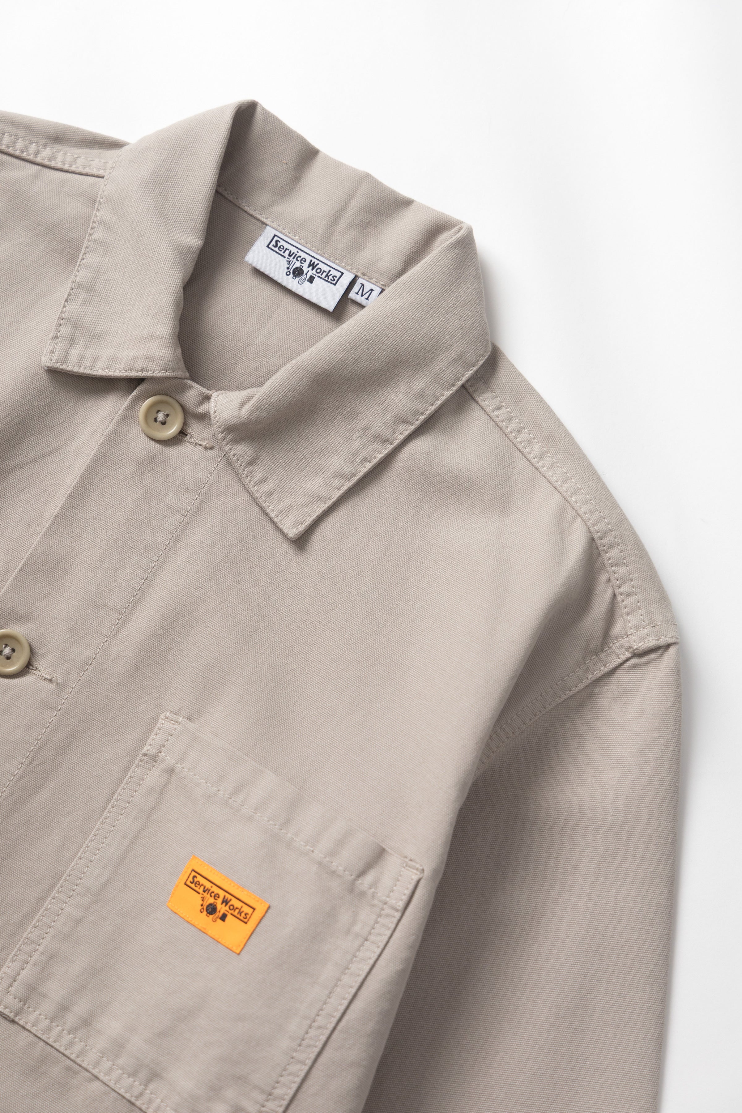 Service Works - Classic Chore Shirt - Stone - Image 7