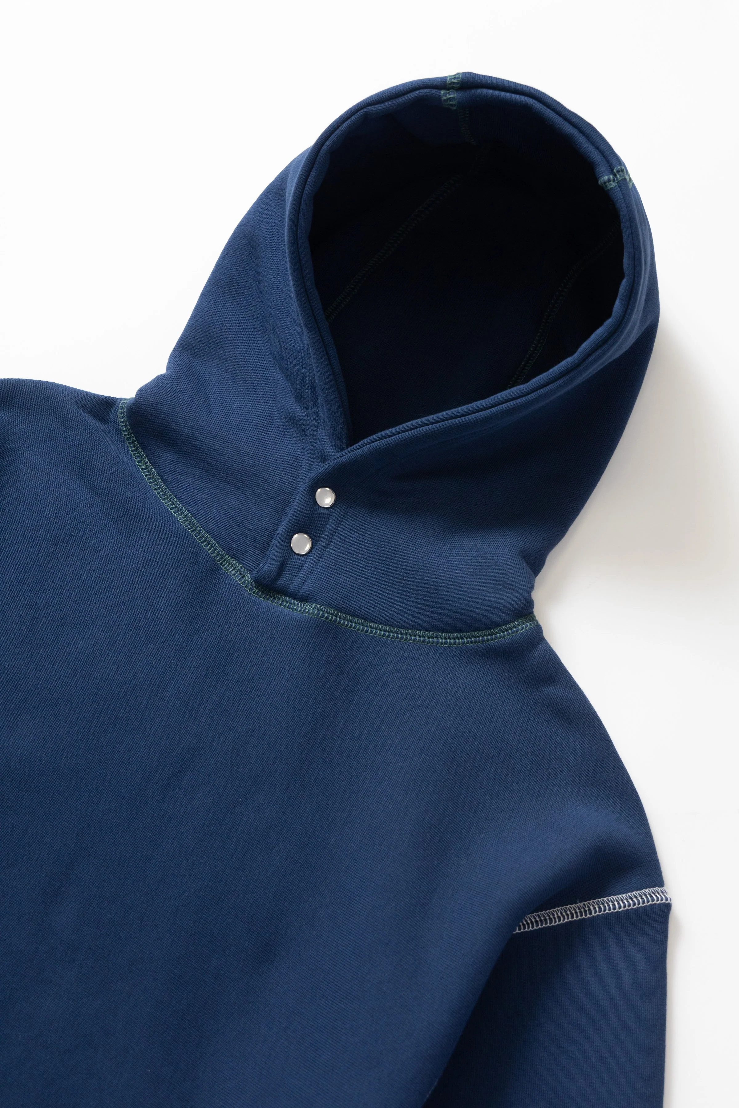 Service Works - Contrast Stitch Hoodie - Navy - Image 3