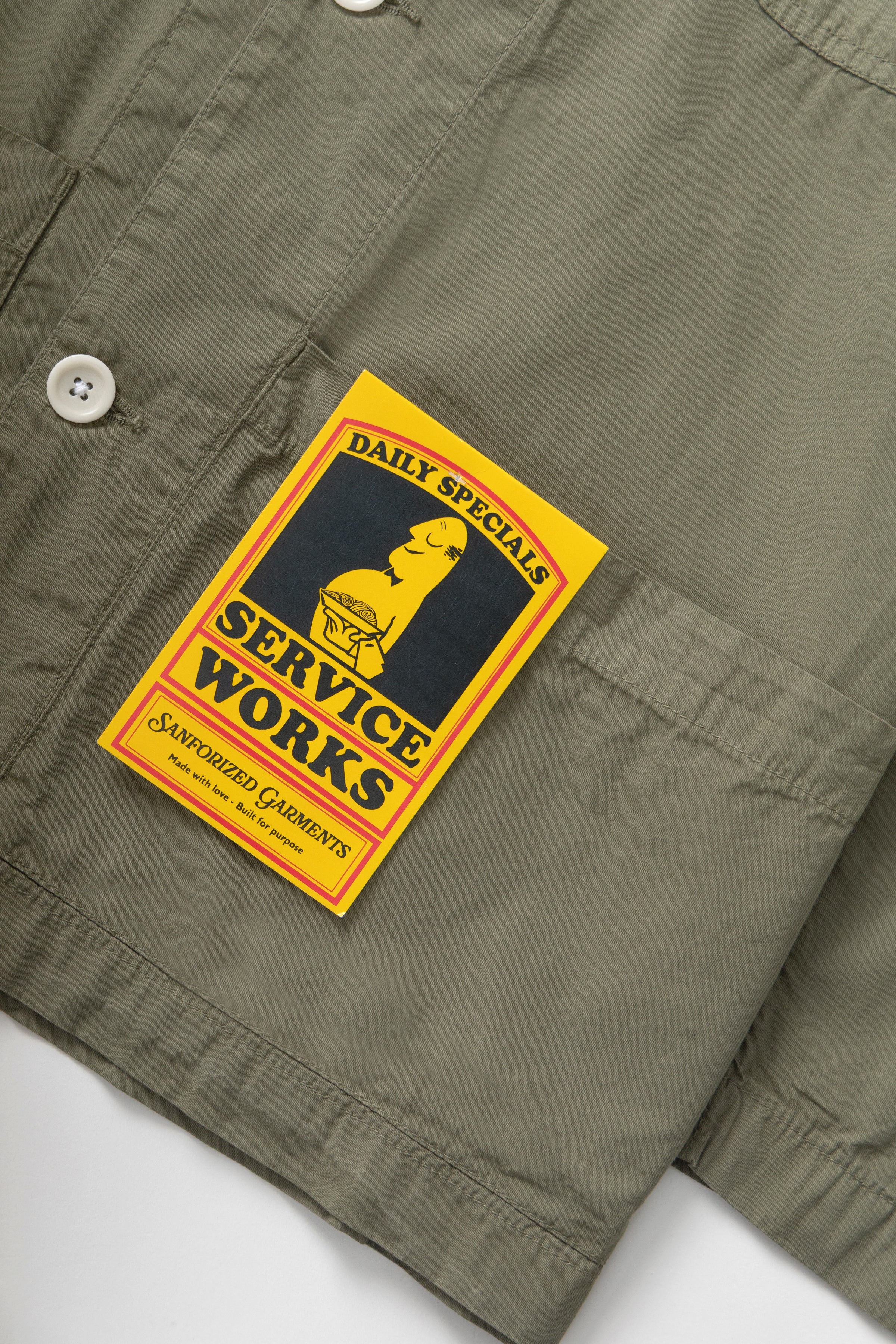 Service Works - Easy Chef Shirt - Olive - Image 5