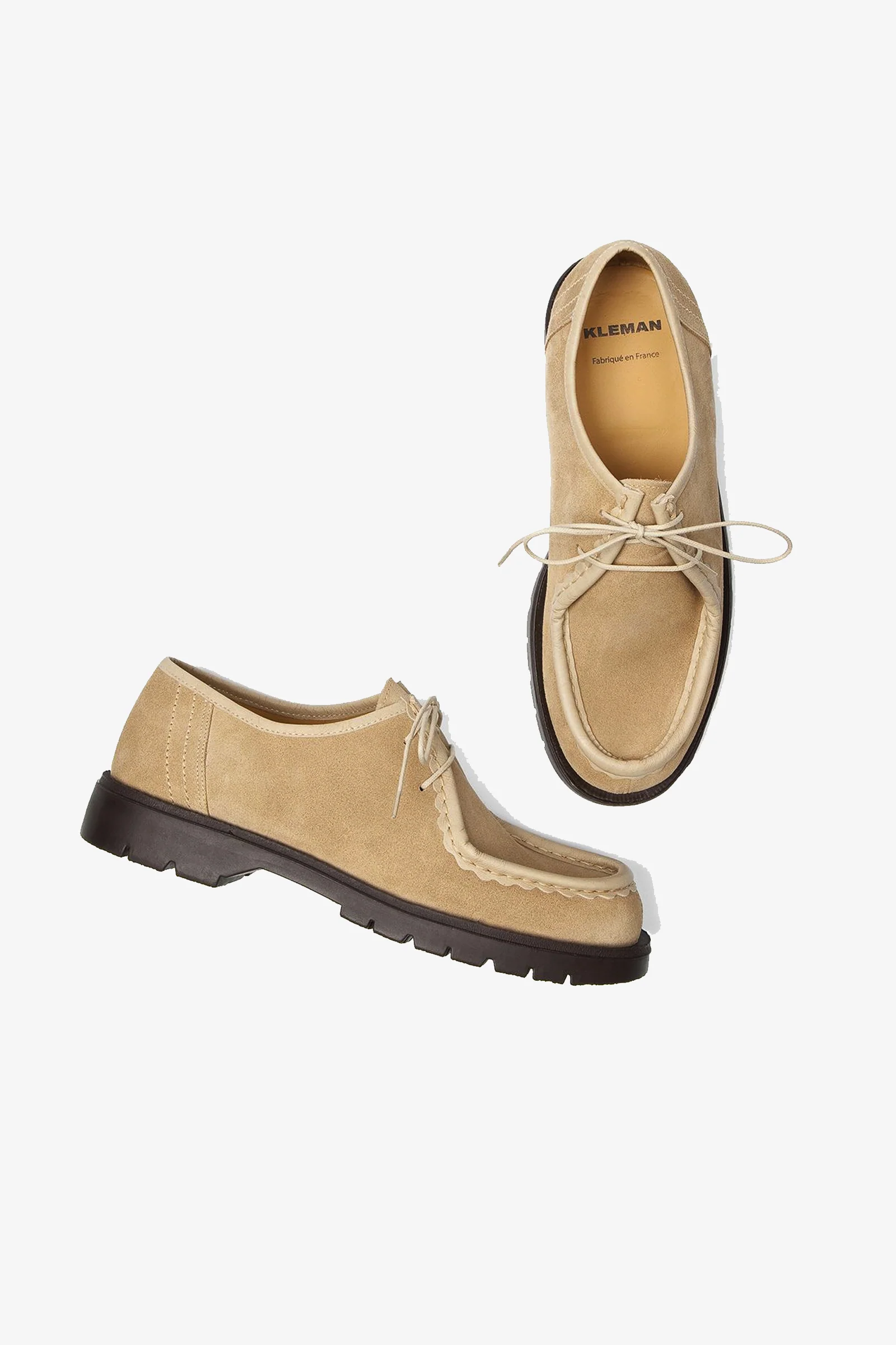 Kleman - Padror Moc Toe Shoe - Beige - Image 3