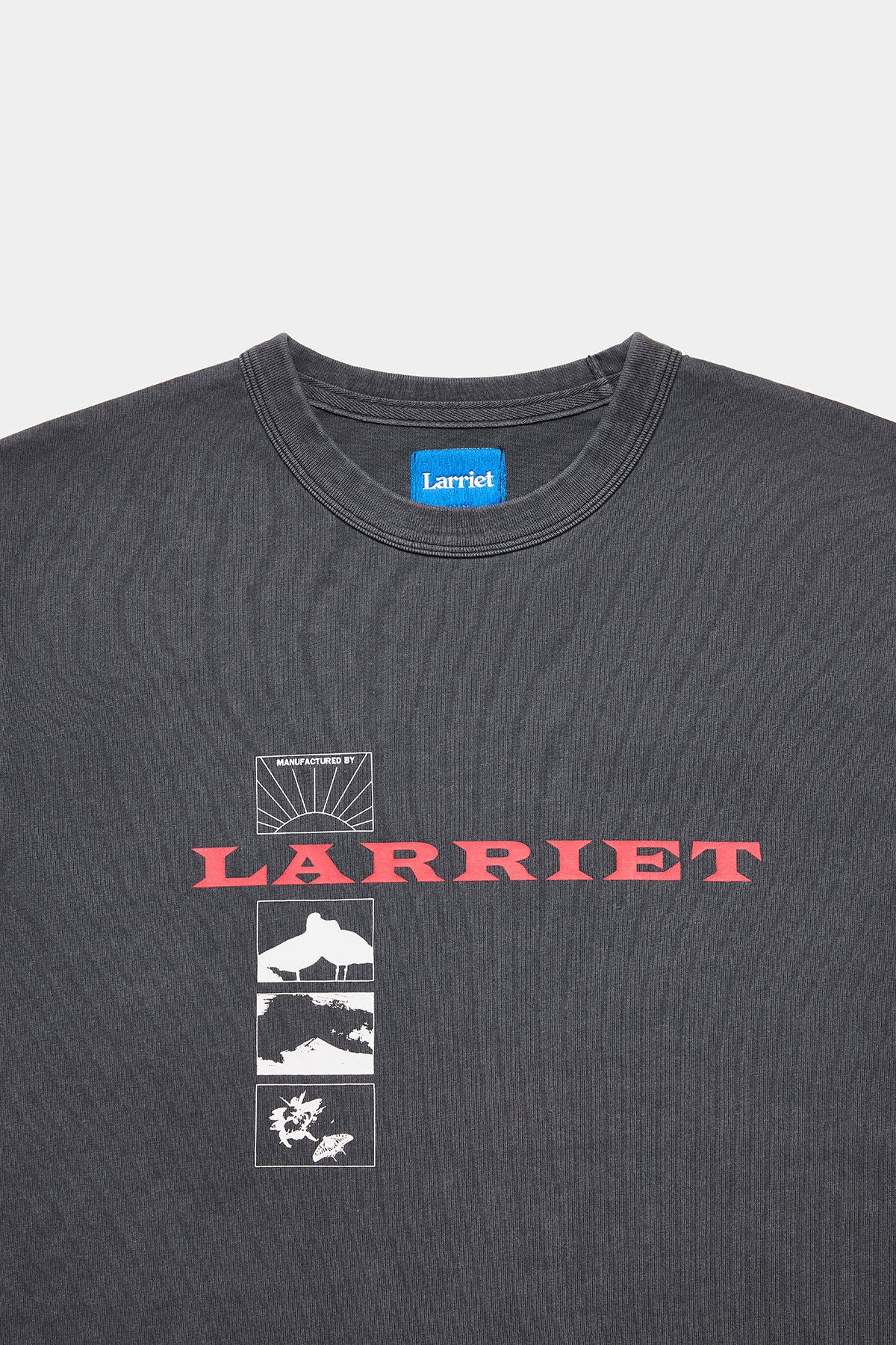 Larriet - Wings Tee - Used Black - Image 2