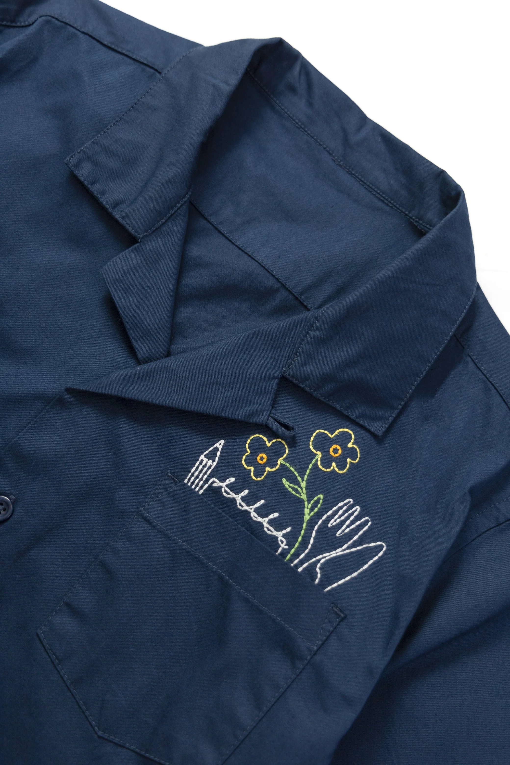 Service Works - Light Twill Necessities Short Sleeve Shirt - Navy - Image 3