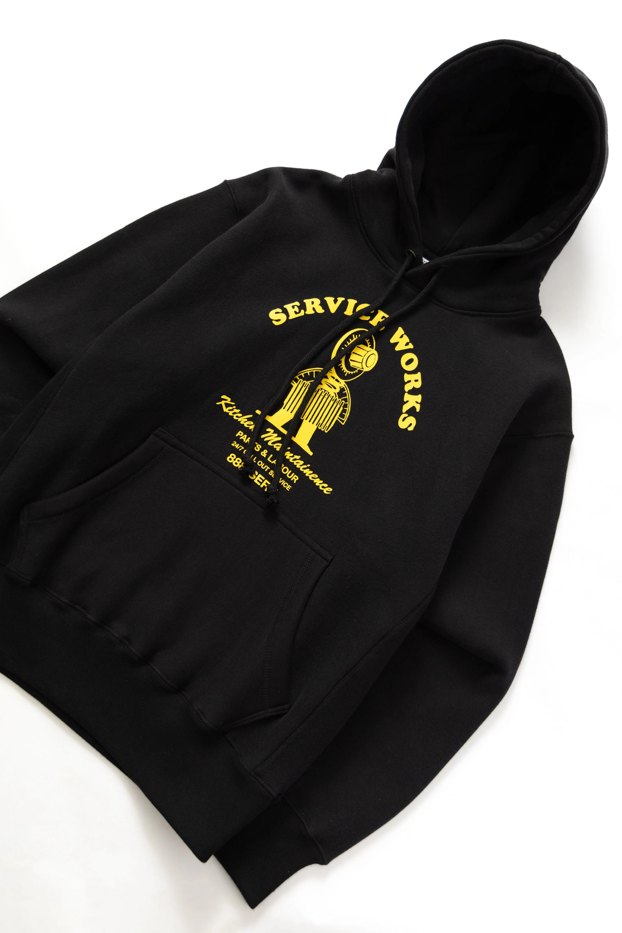Service Works - Maintainence Hoodie - Black - Image 2