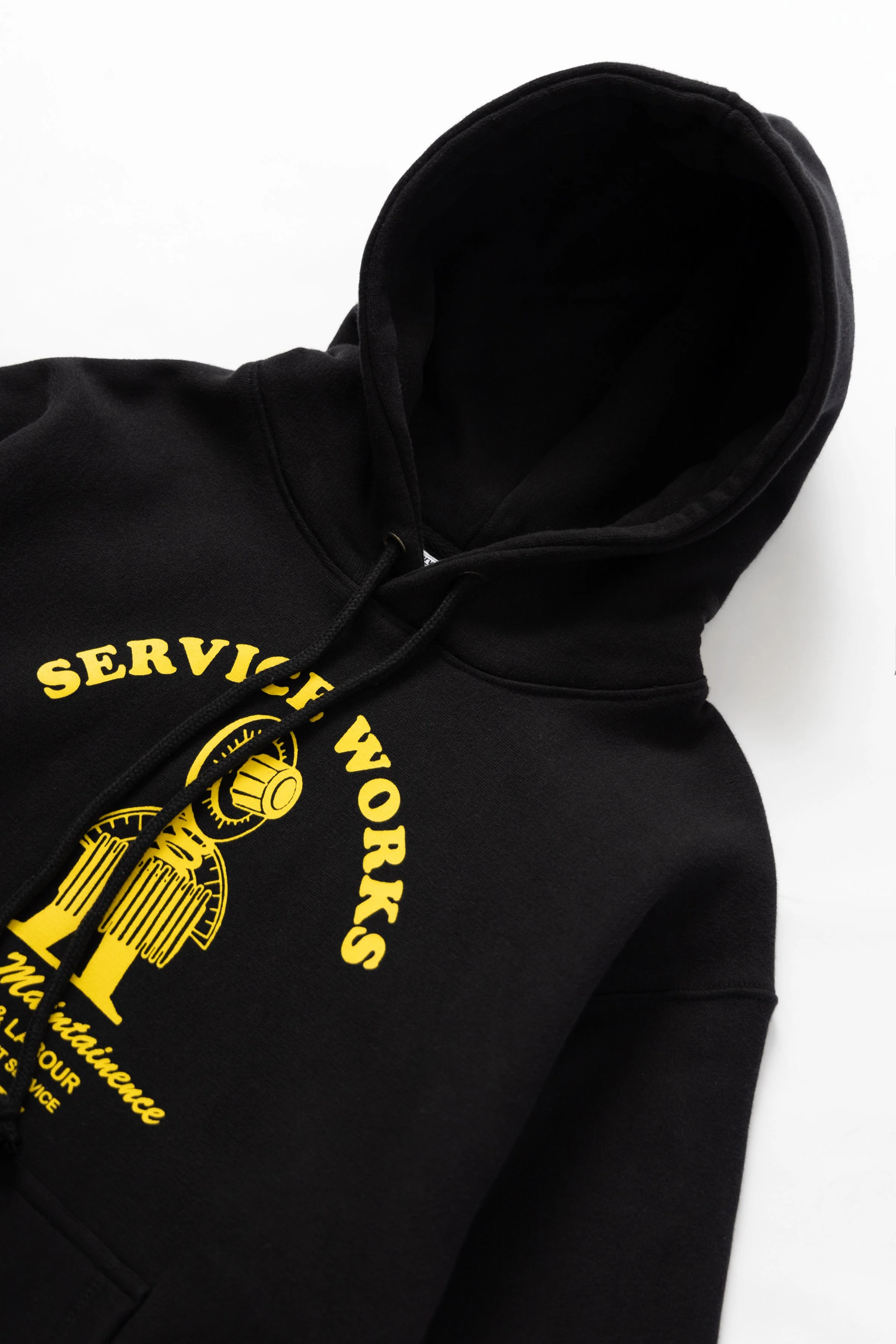 Service Works - Maintainence Hoodie - Black - Image 4