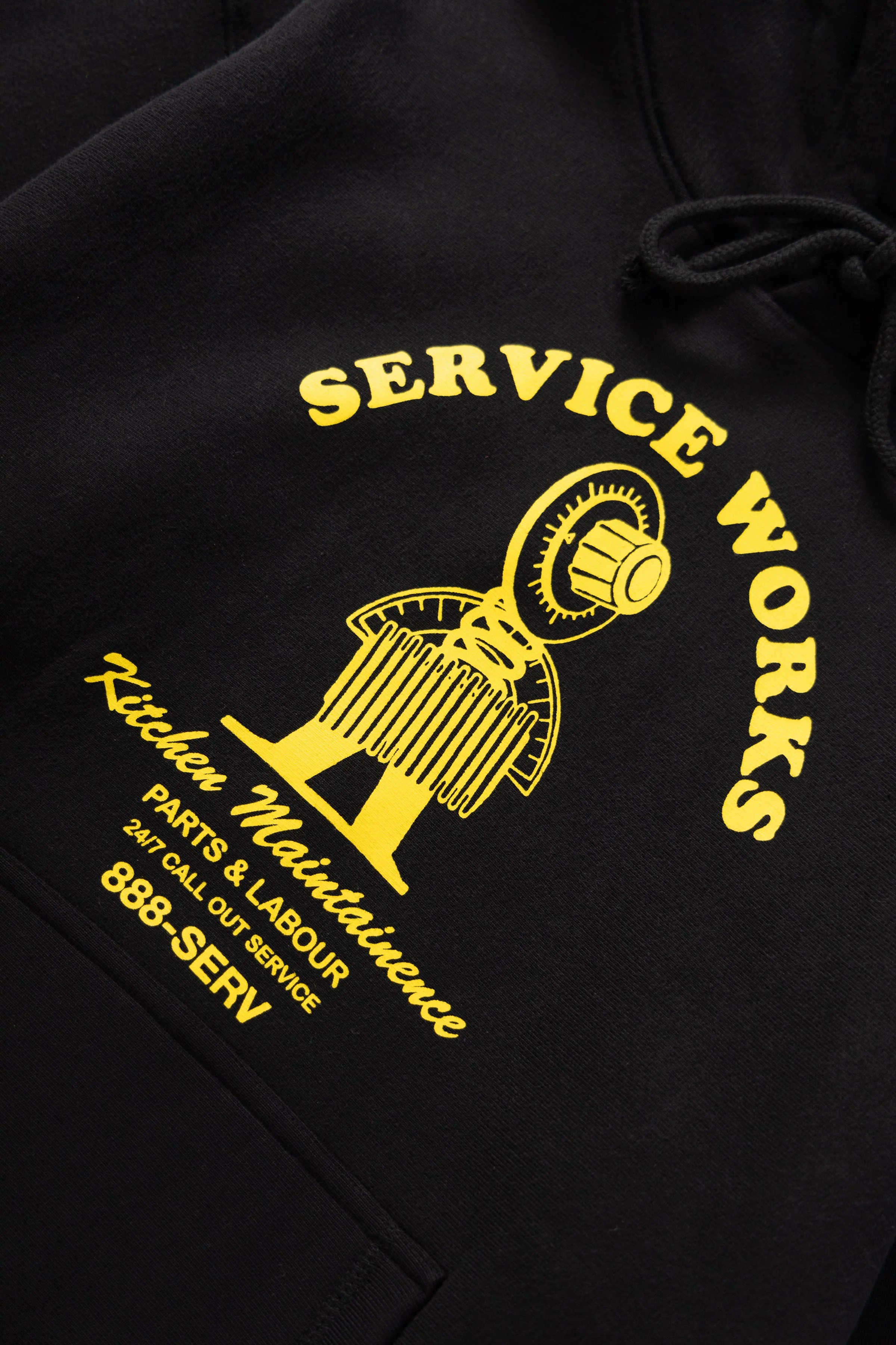 Service Works - Maintainence Hoodie - Black - Image 5