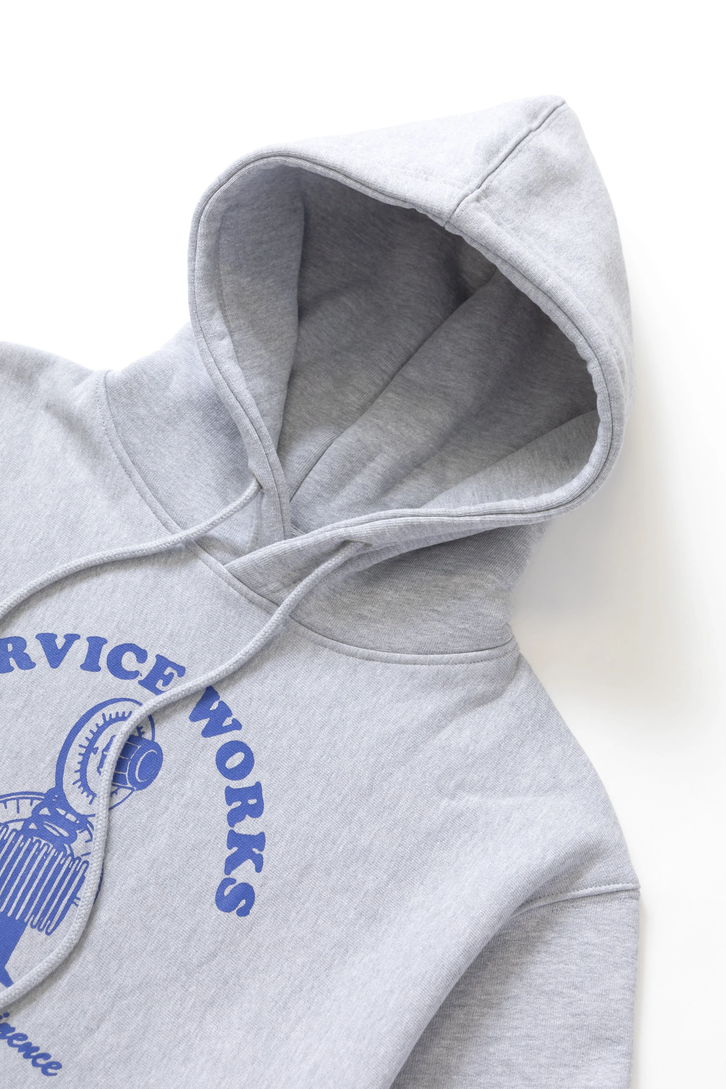 Service Works - Maintainence Hoodie - Heather Grey - Image 4