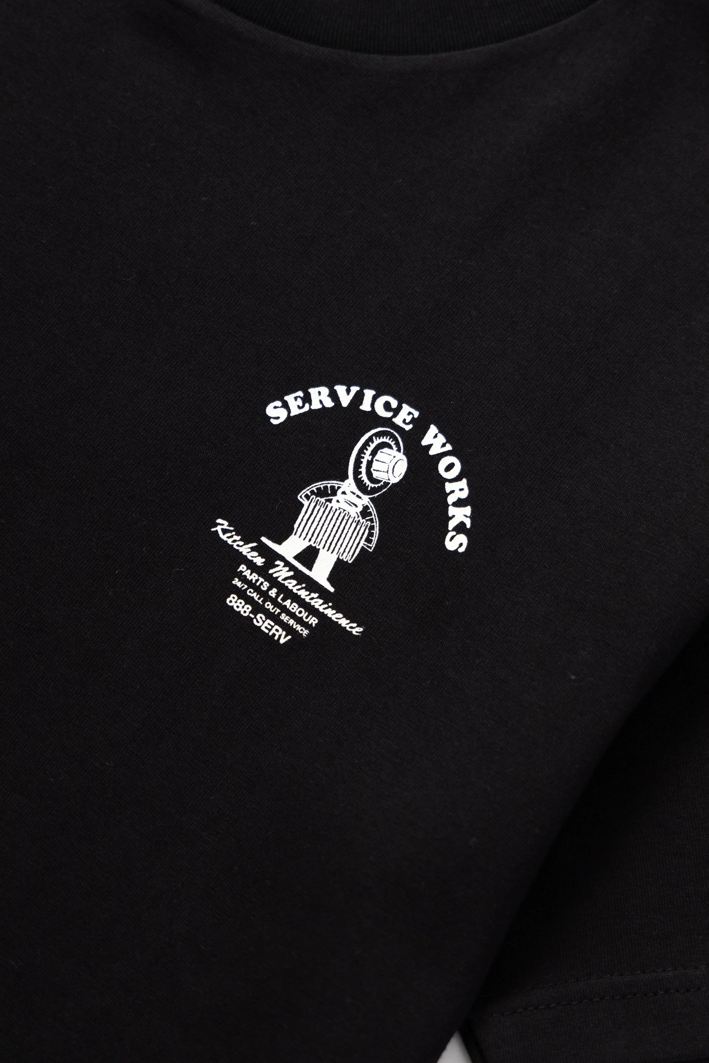 Service Works - Maintainence Tee - Black - Image 3