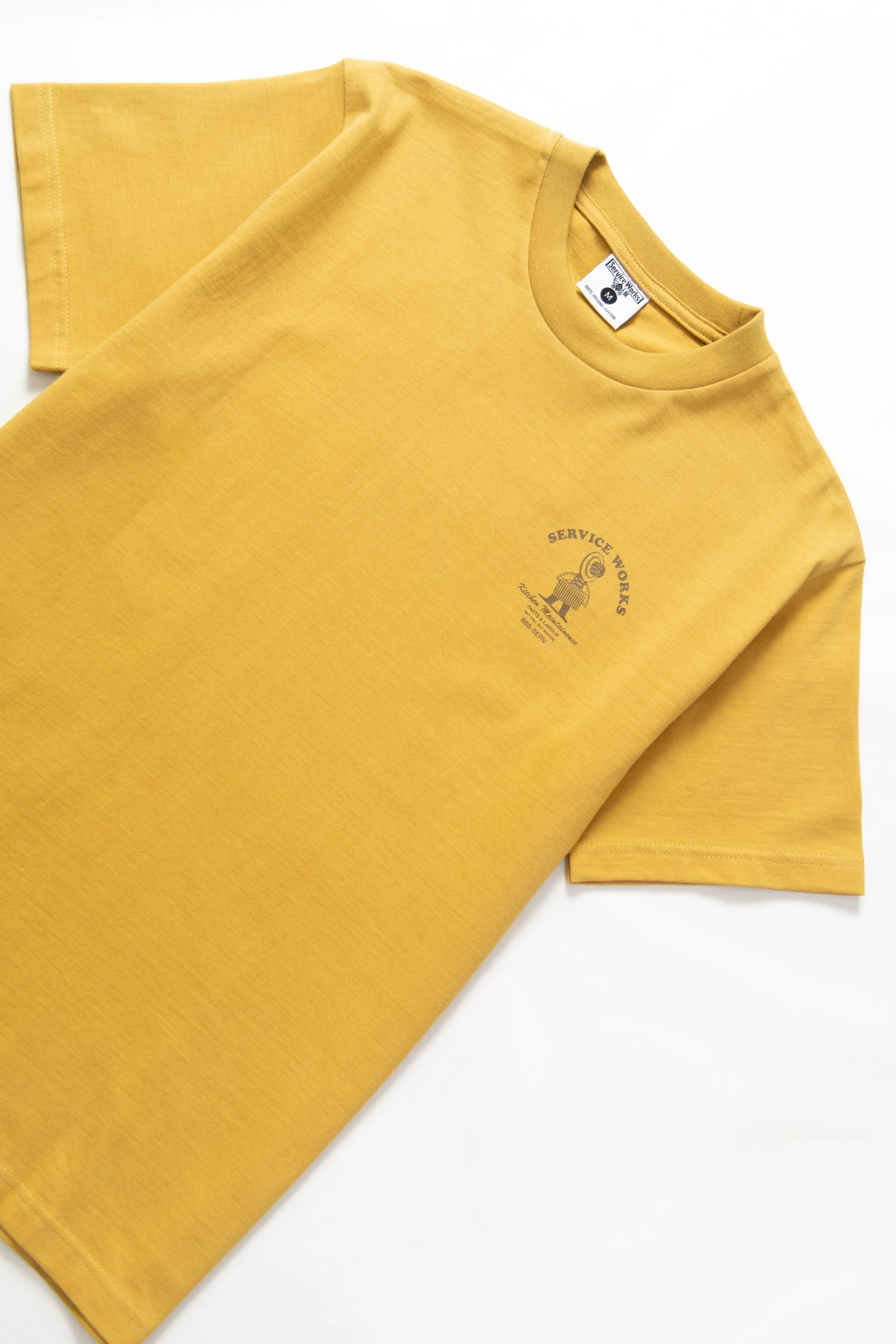 Service Works - Maintainence Tee - Mustard - Image 2