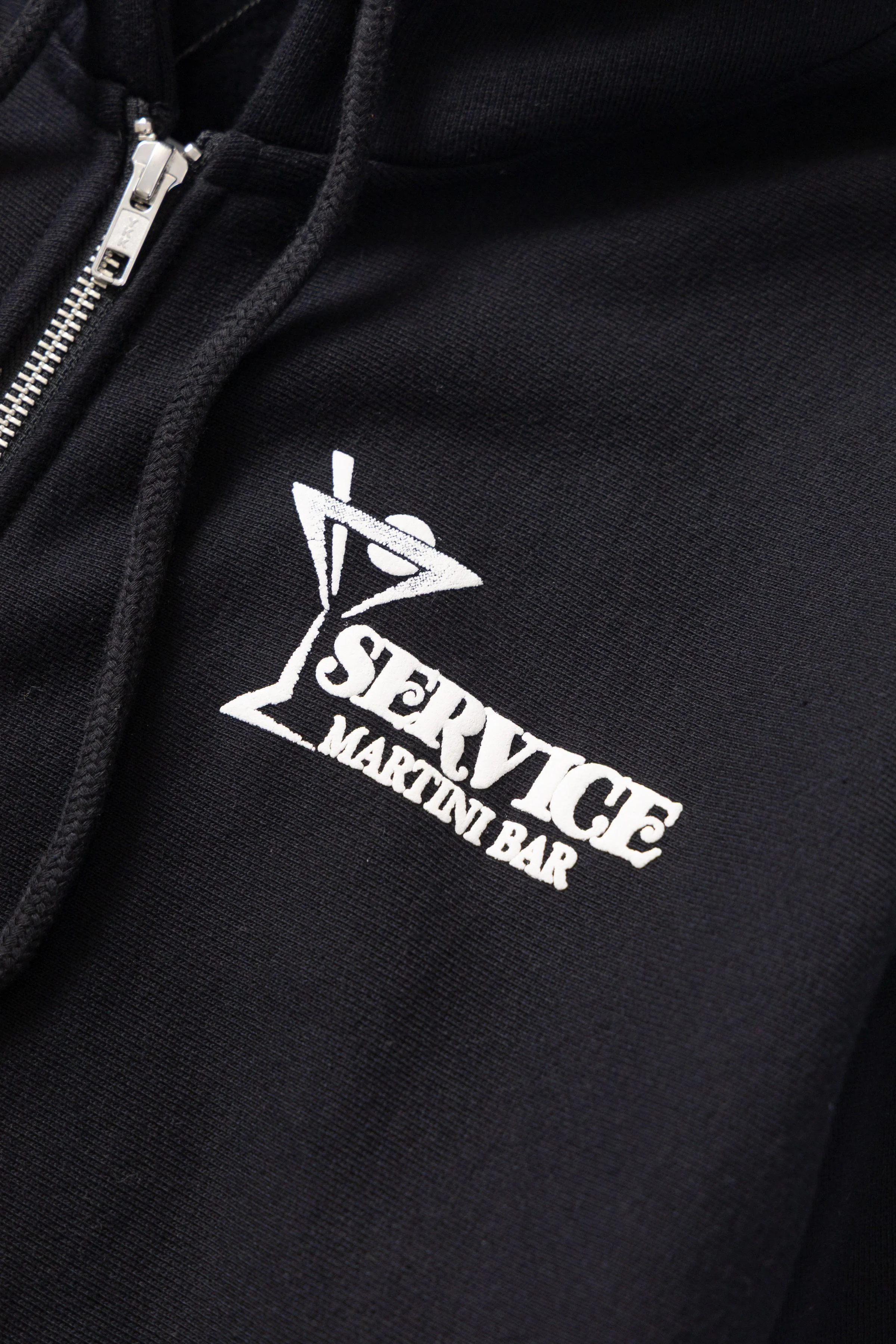 Service Works - Martini Zipper Hoodie - Black - Image 3