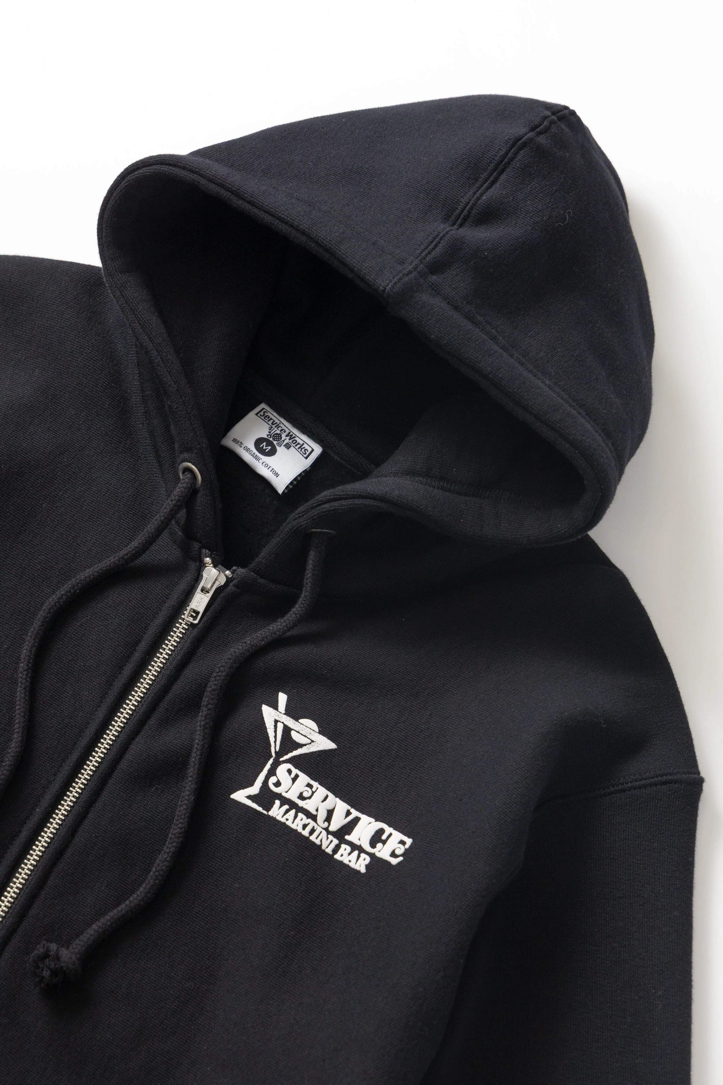 Service Works - Martini Zipper Hoodie - Black - Image 4